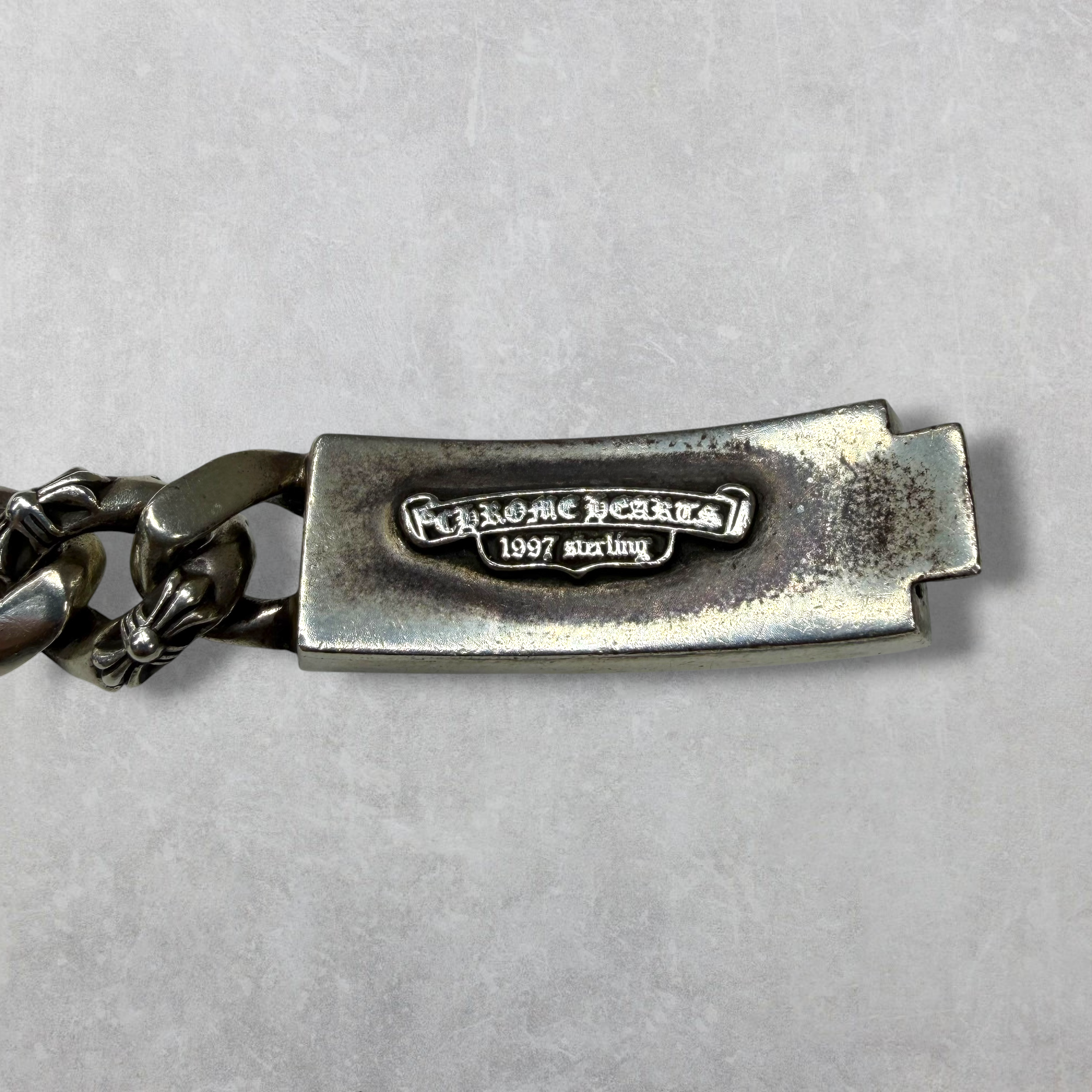 Chrome Hearts Fancy Link Floral ID Bracelet