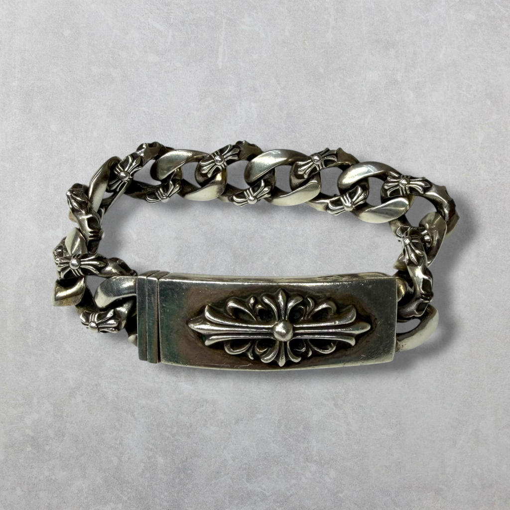 Chrome Hearts Fancy Link Floral ID Bracelet