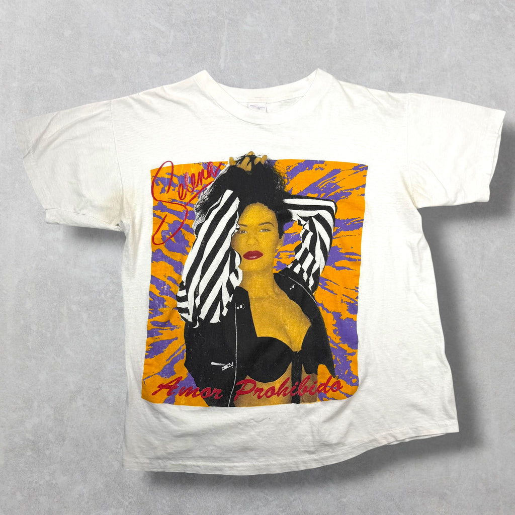 Vintage 90's Selena 'Amor Prohibido' Tee L