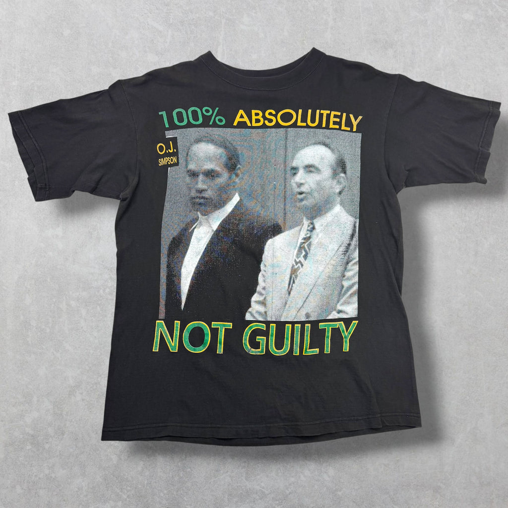 Vintage OJ Simpson 100% Not Guilty Tee XL