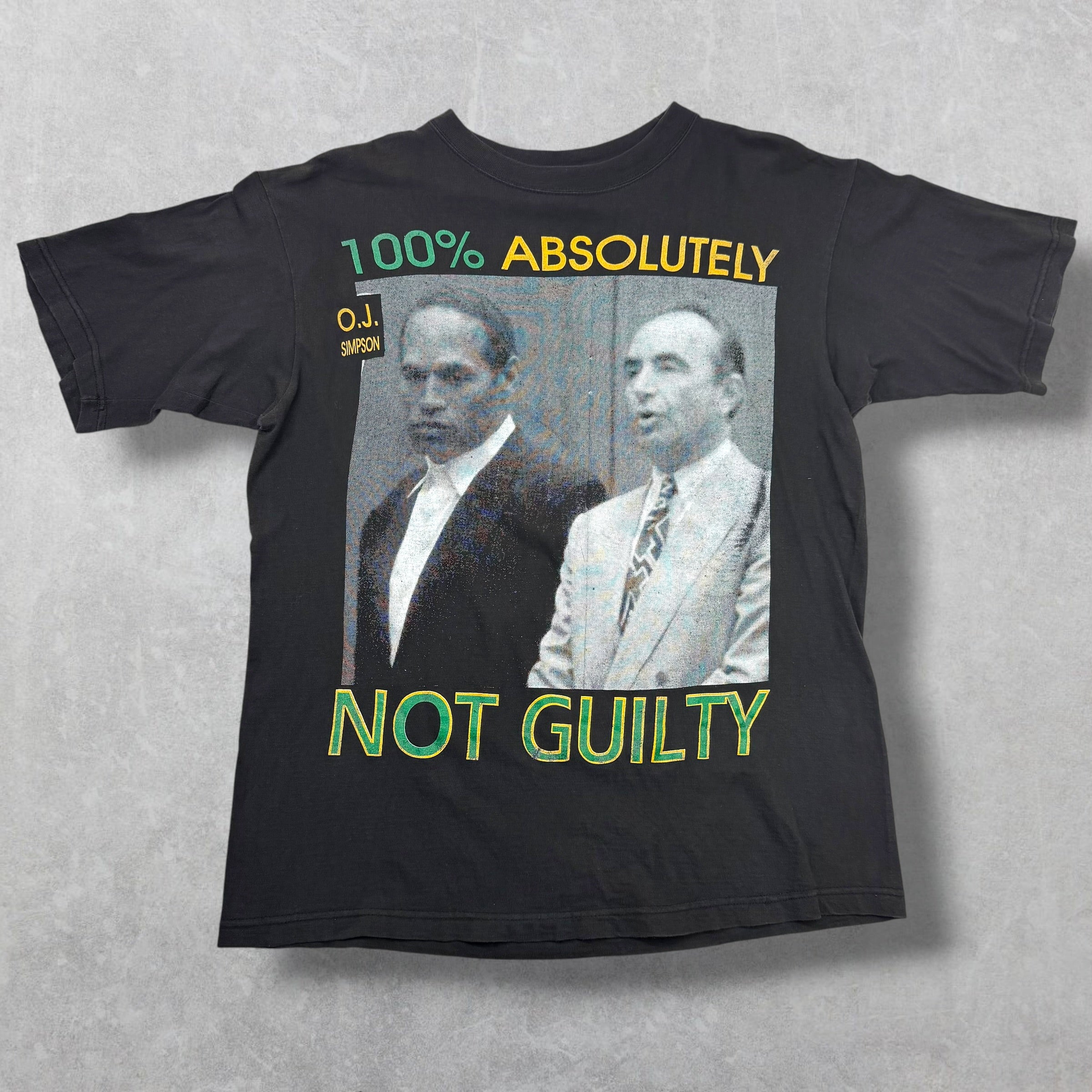 Vintage OJ Simpson 100% Not Guilty Tee XL
