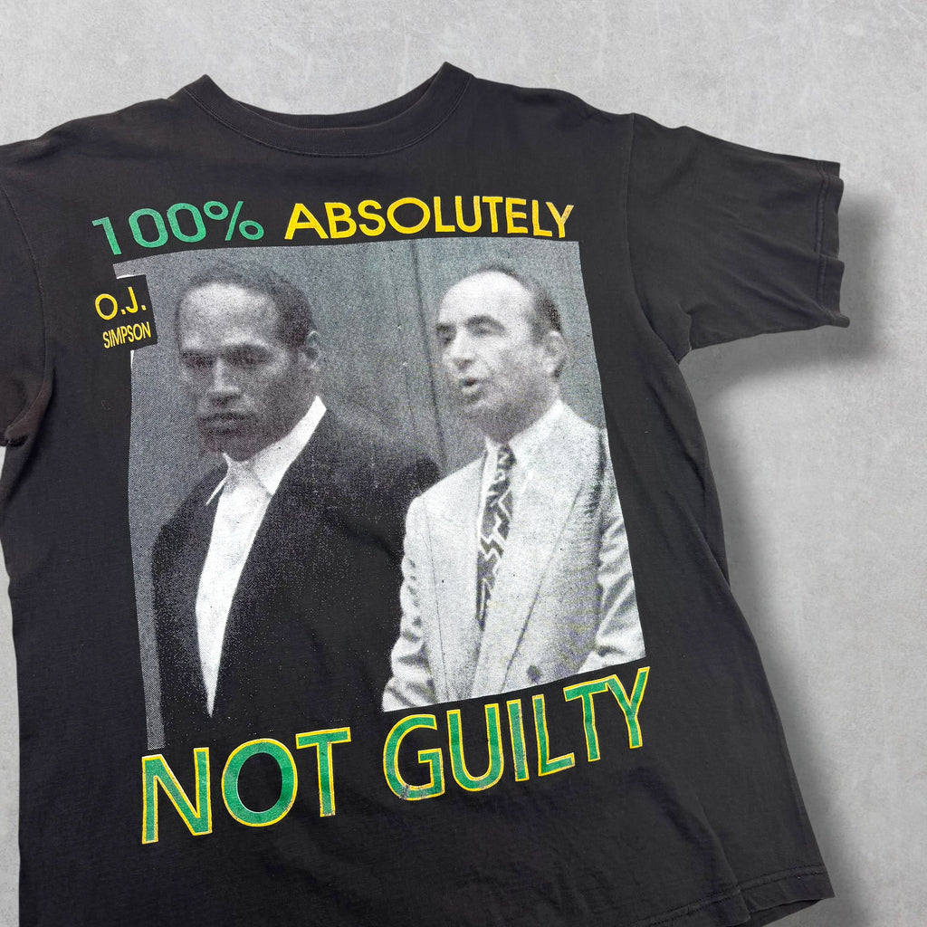 Vintage OJ Simpson 100% Not Guilty Tee XL