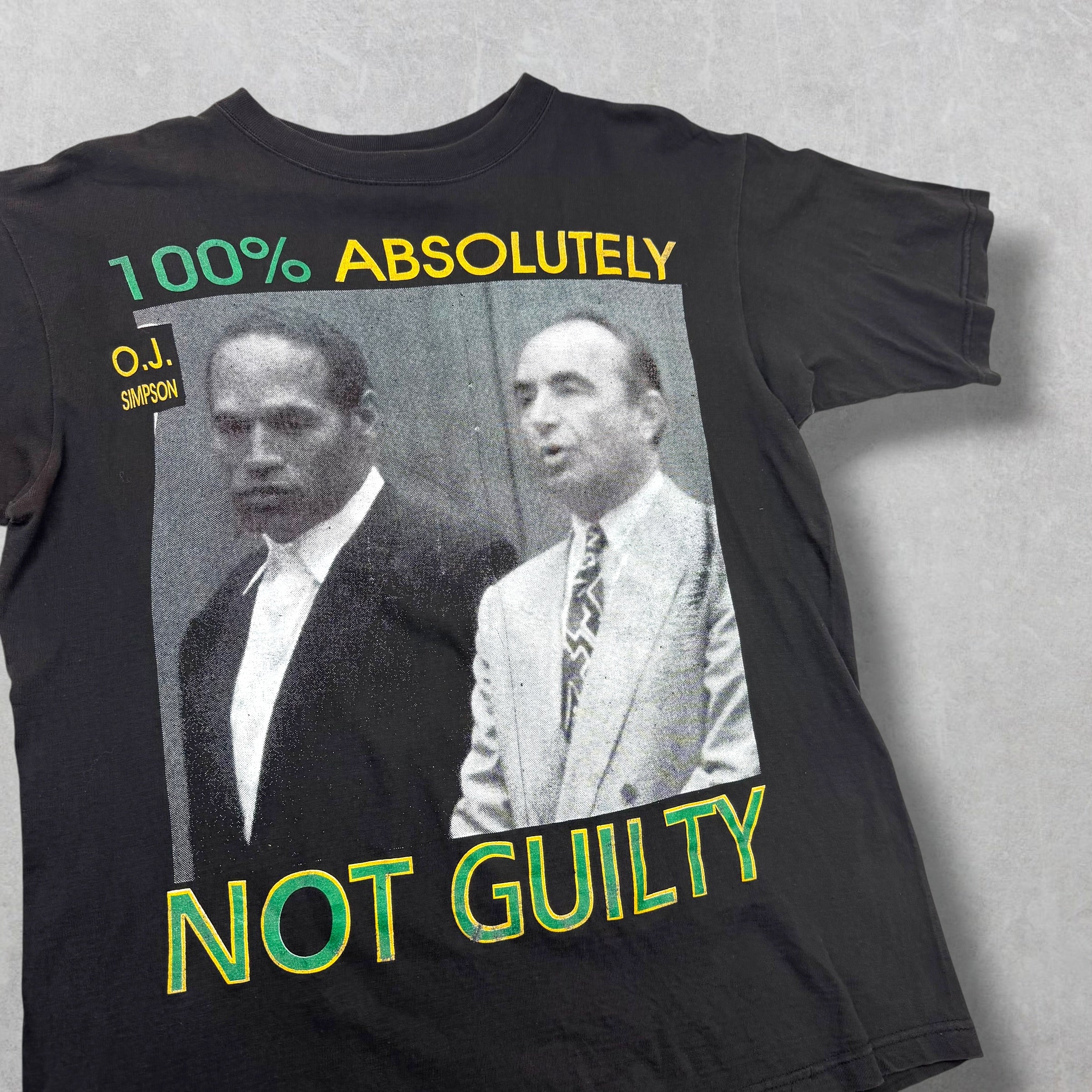 Vintage OJ Simpson 100% Not Guilty Tee XL