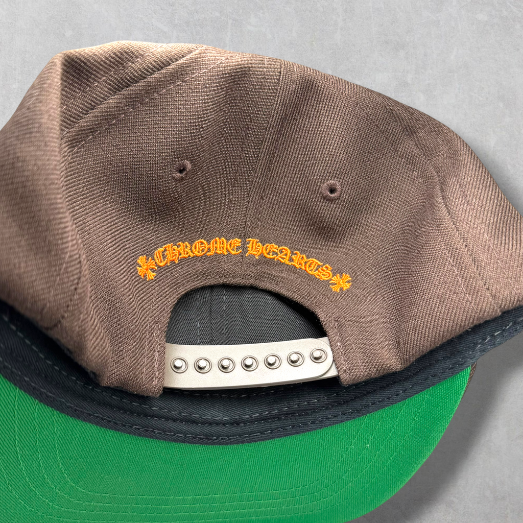Chrome Hearts Brown/Orange CH Baseball Hat