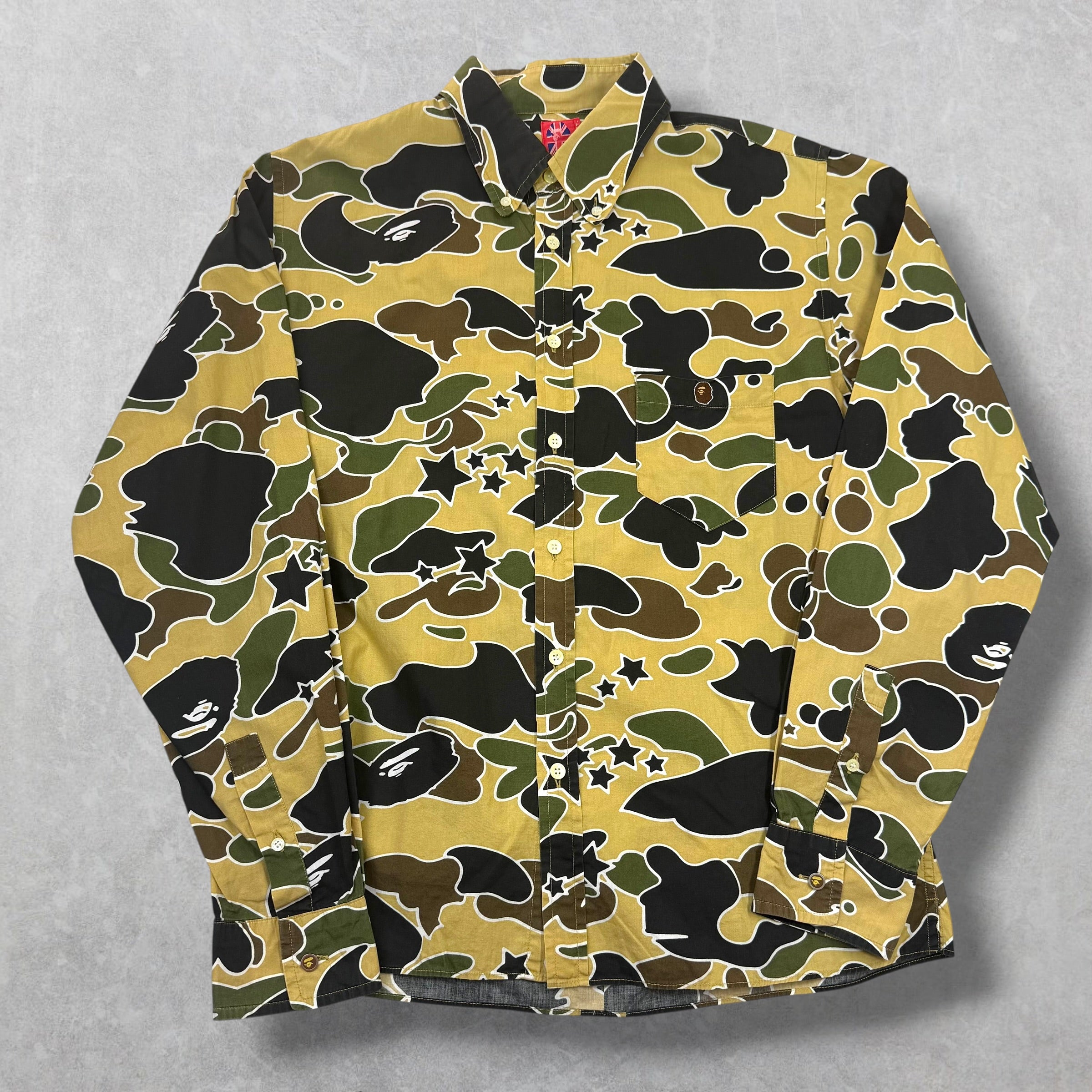 Bape Camo Sta Button Up M
