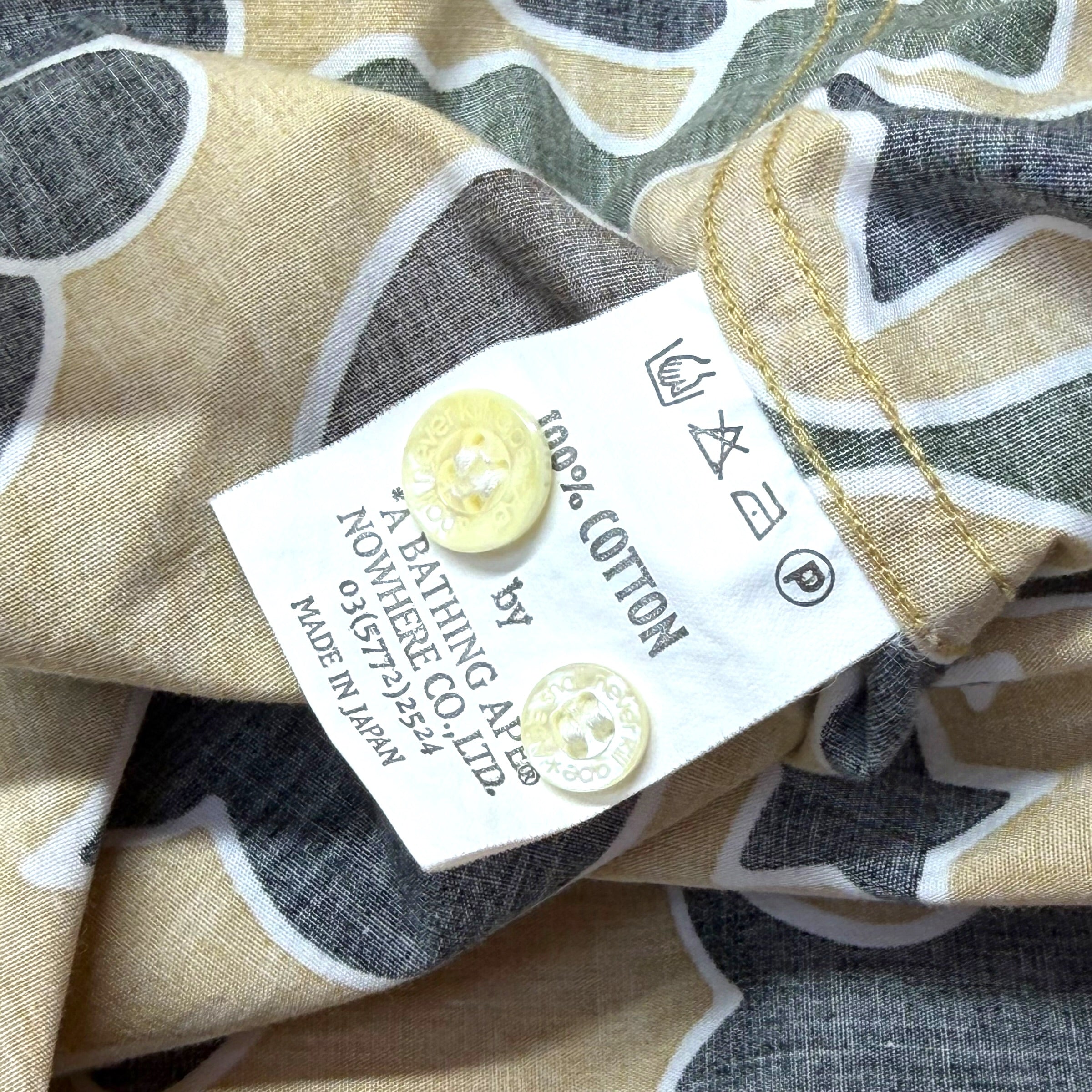Bape Camo Sta Button Up M