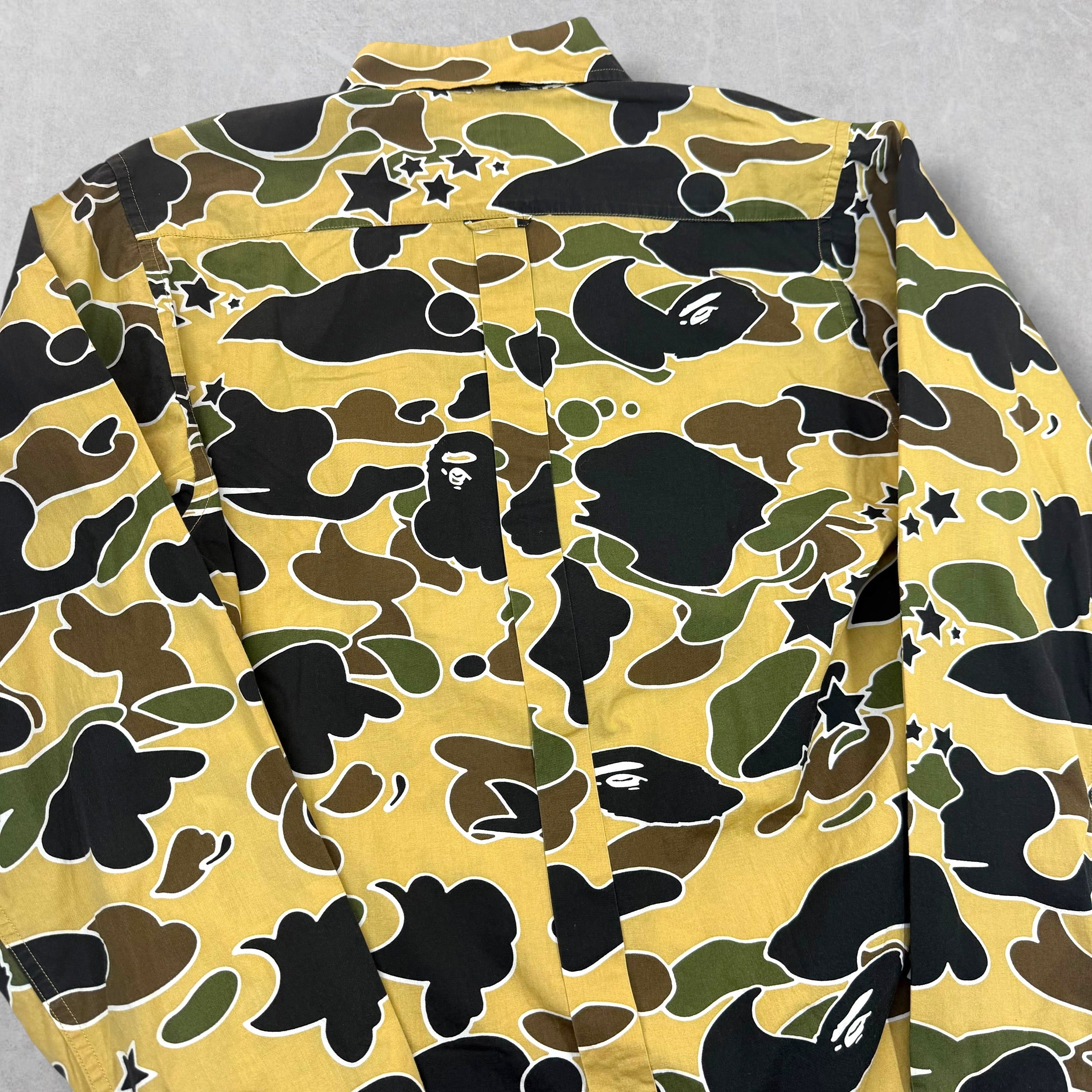 Bape Camo Sta Button Up M