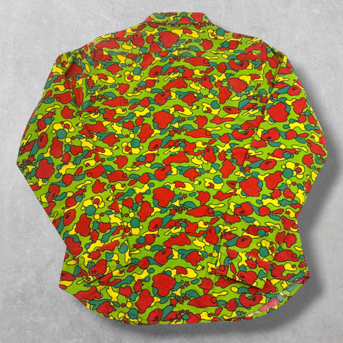 Bape Psyche Camo Button Up M