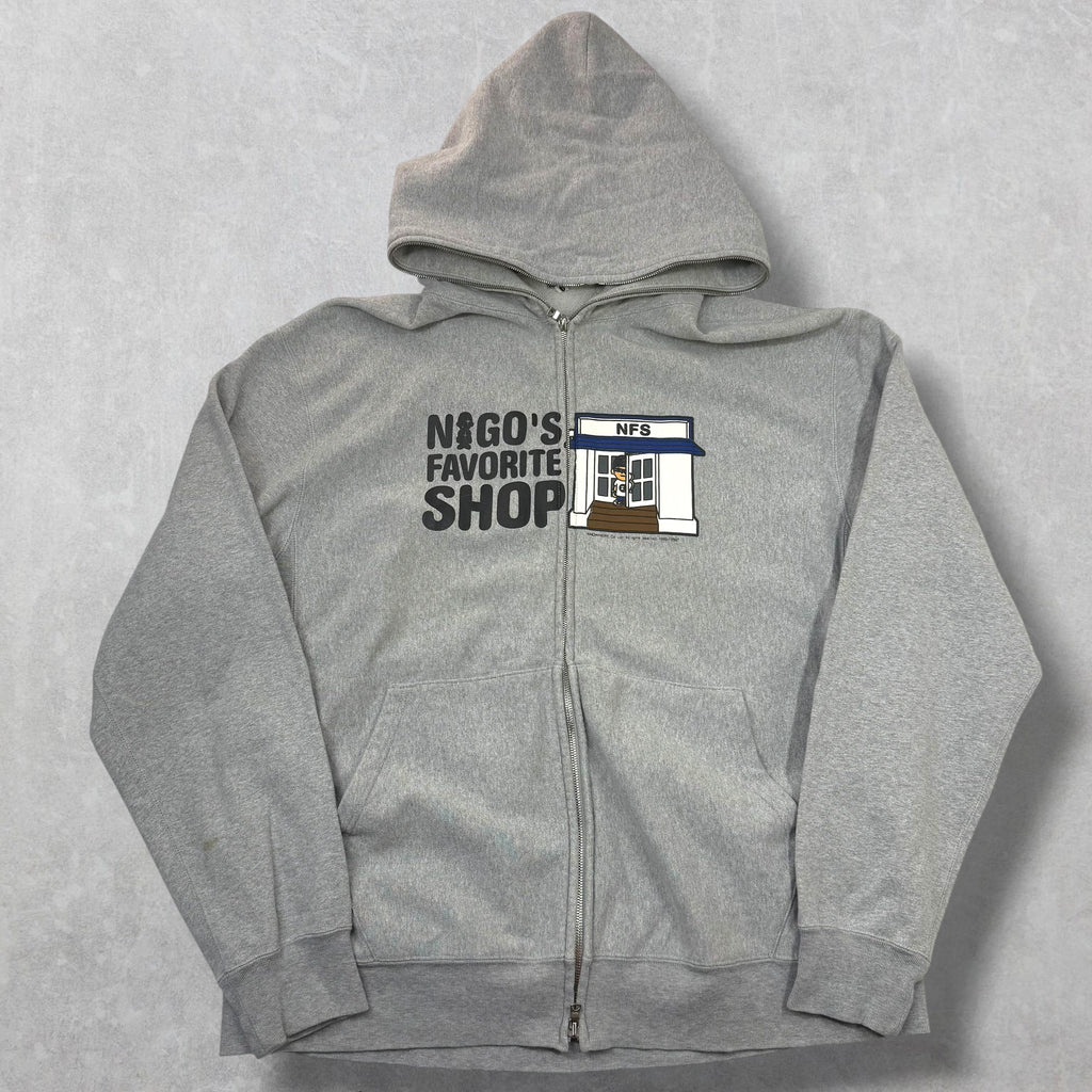 Bape 'Nigo's Favorite Shop' Full Zip Hoodie XL
