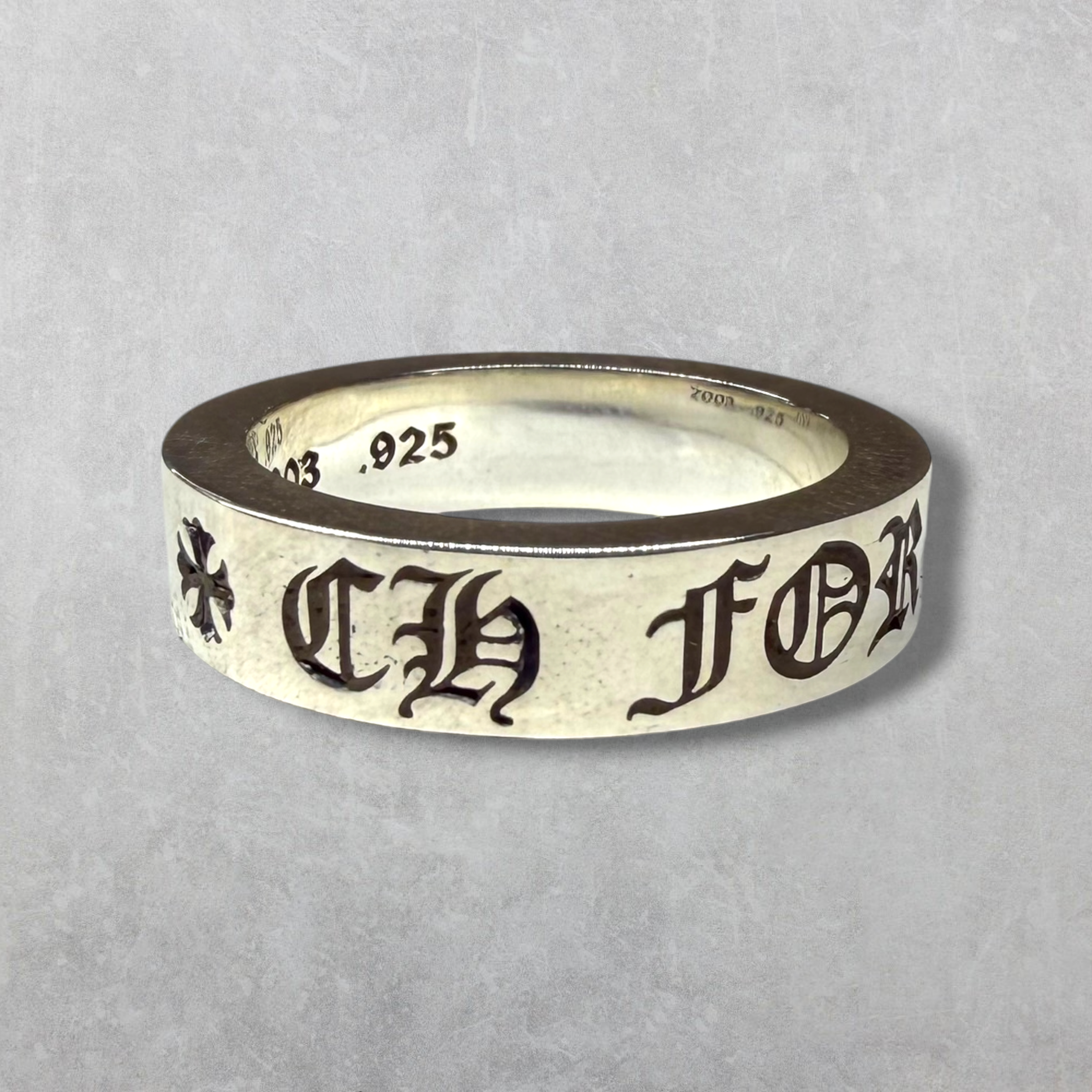 Chrome Hearts Forever 6MM Spacer Ring 9.5