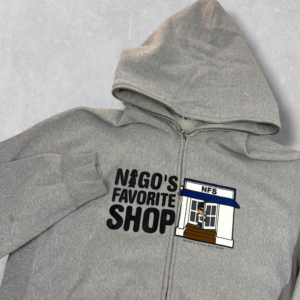 Bape 'Nigo's Favorite Shop' Full Zip Hoodie XL