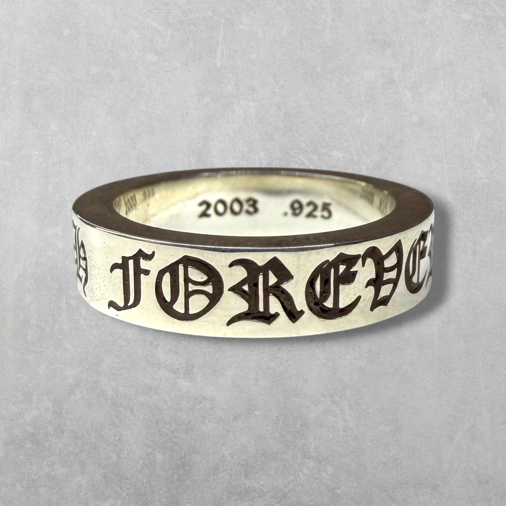 Chrome Hearts Forever 6MM Spacer Ring 9.5
