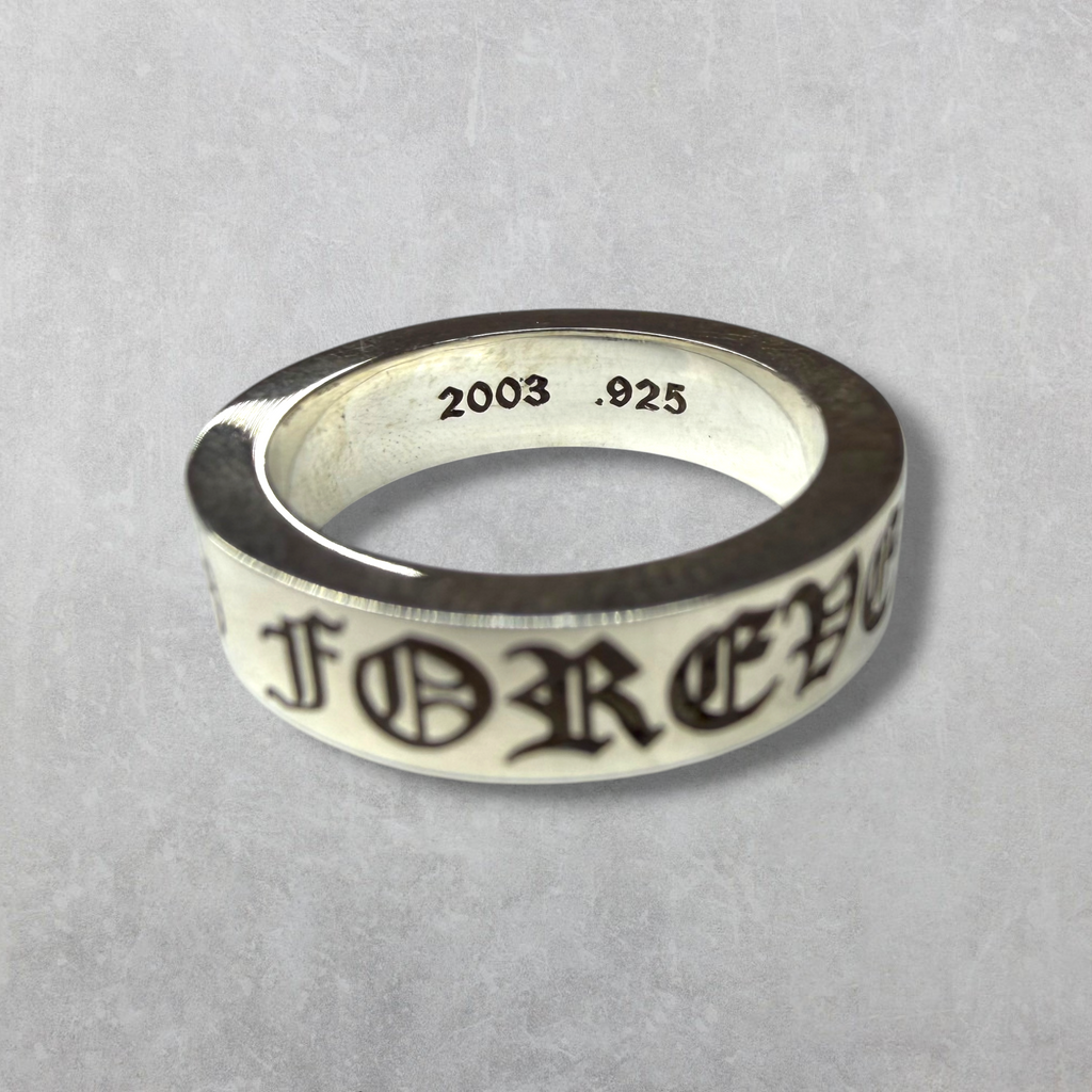 Chrome Hearts Forever 6MM Spacer Ring 9.5