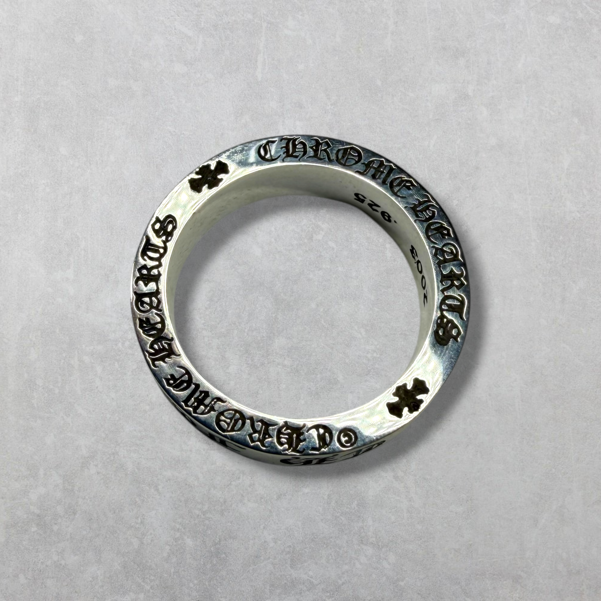 Chrome Hearts Forever 6MM Spacer Ring 9.5