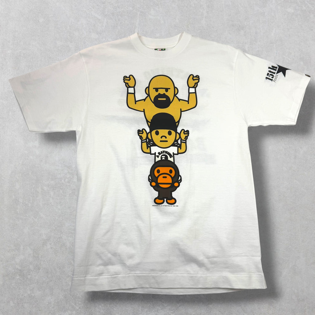 Bape 15th Anniv. Pro Wrestling Tee M