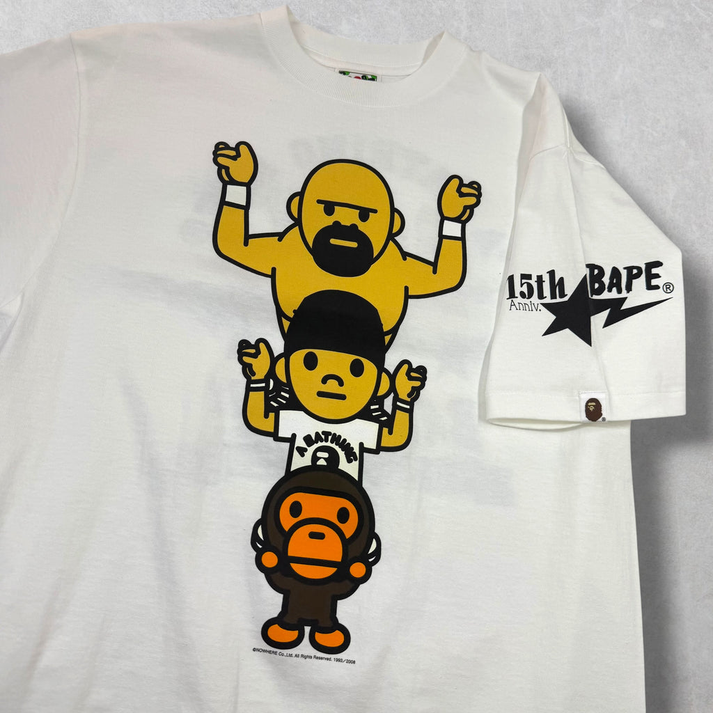Bape 15th Anniv. Pro Wrestling Tee M
