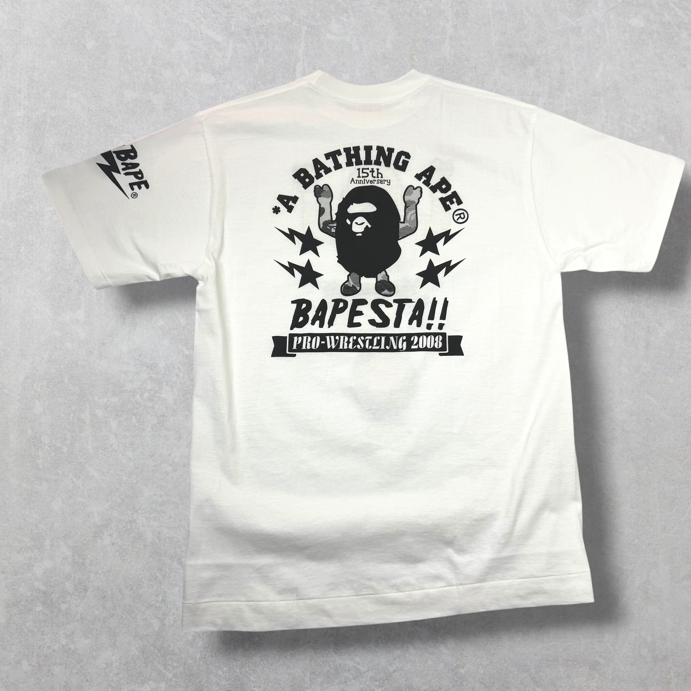 Bape 15th Anniv. Pro Wrestling Tee M