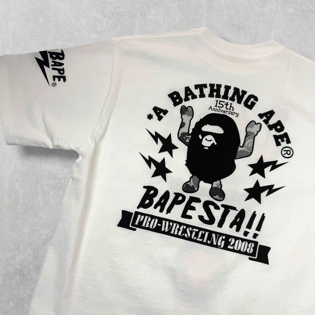 Bape 15th Anniv. Pro Wrestling Tee M