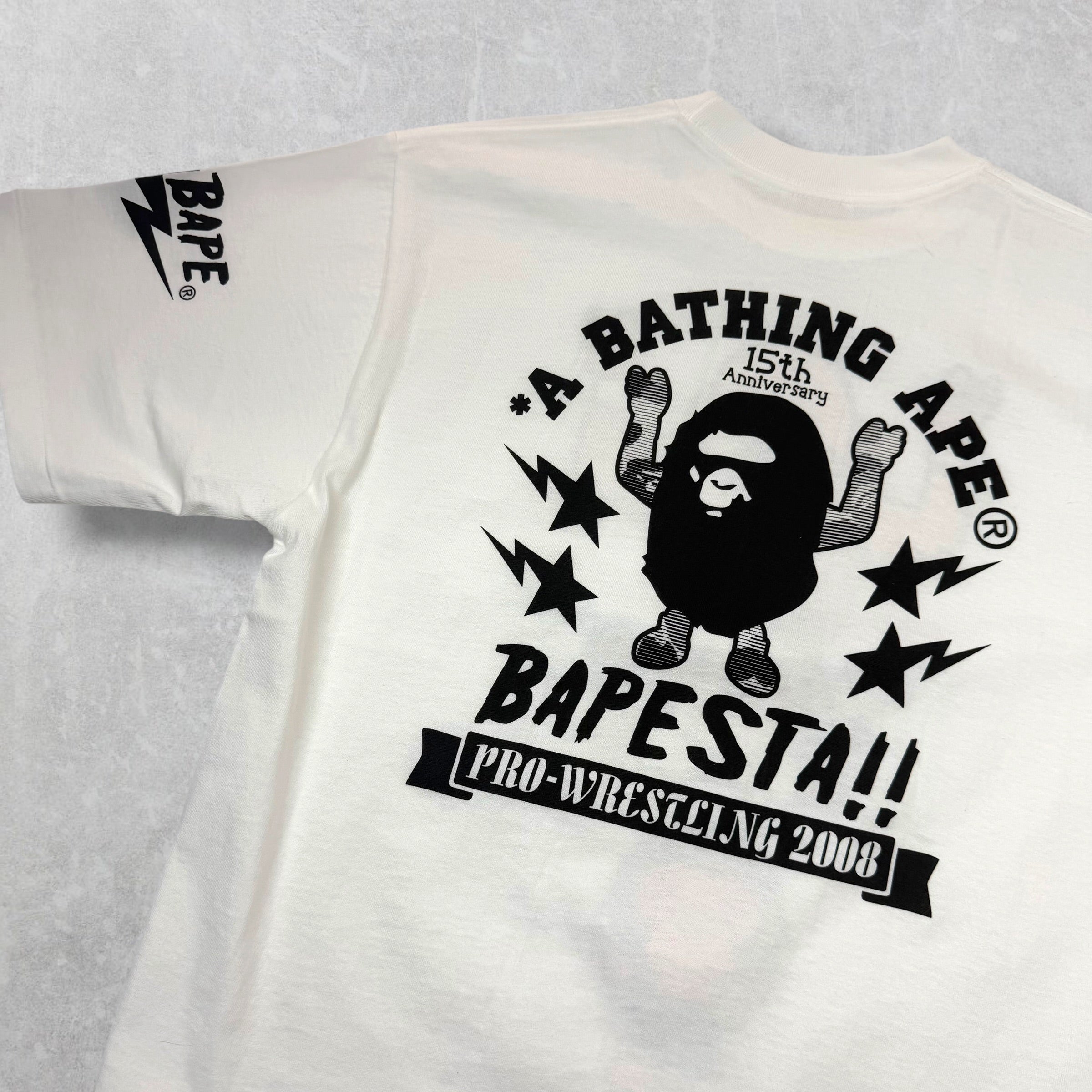 Bape 15th Anniv. Pro Wrestling Tee M