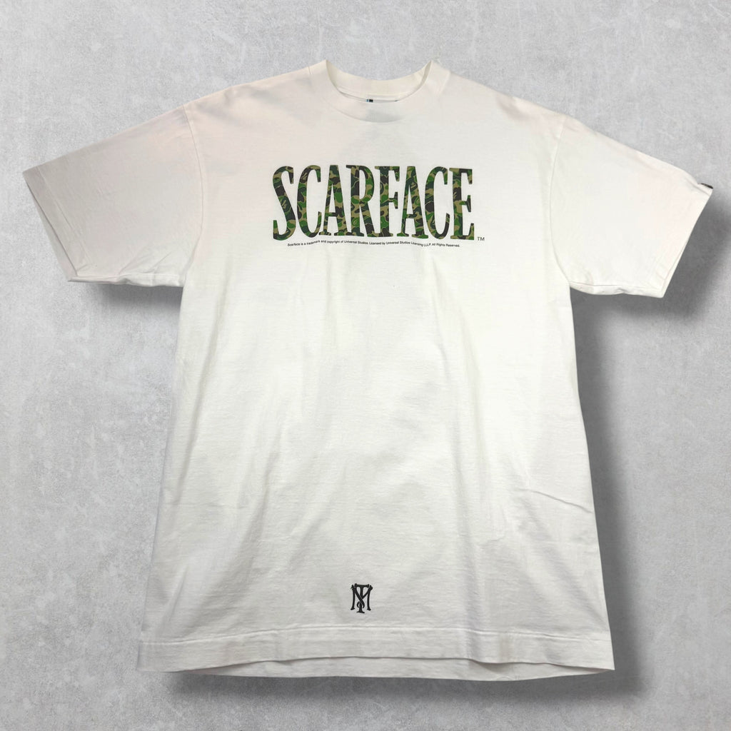 Bape Scarface Green Camo Tee L