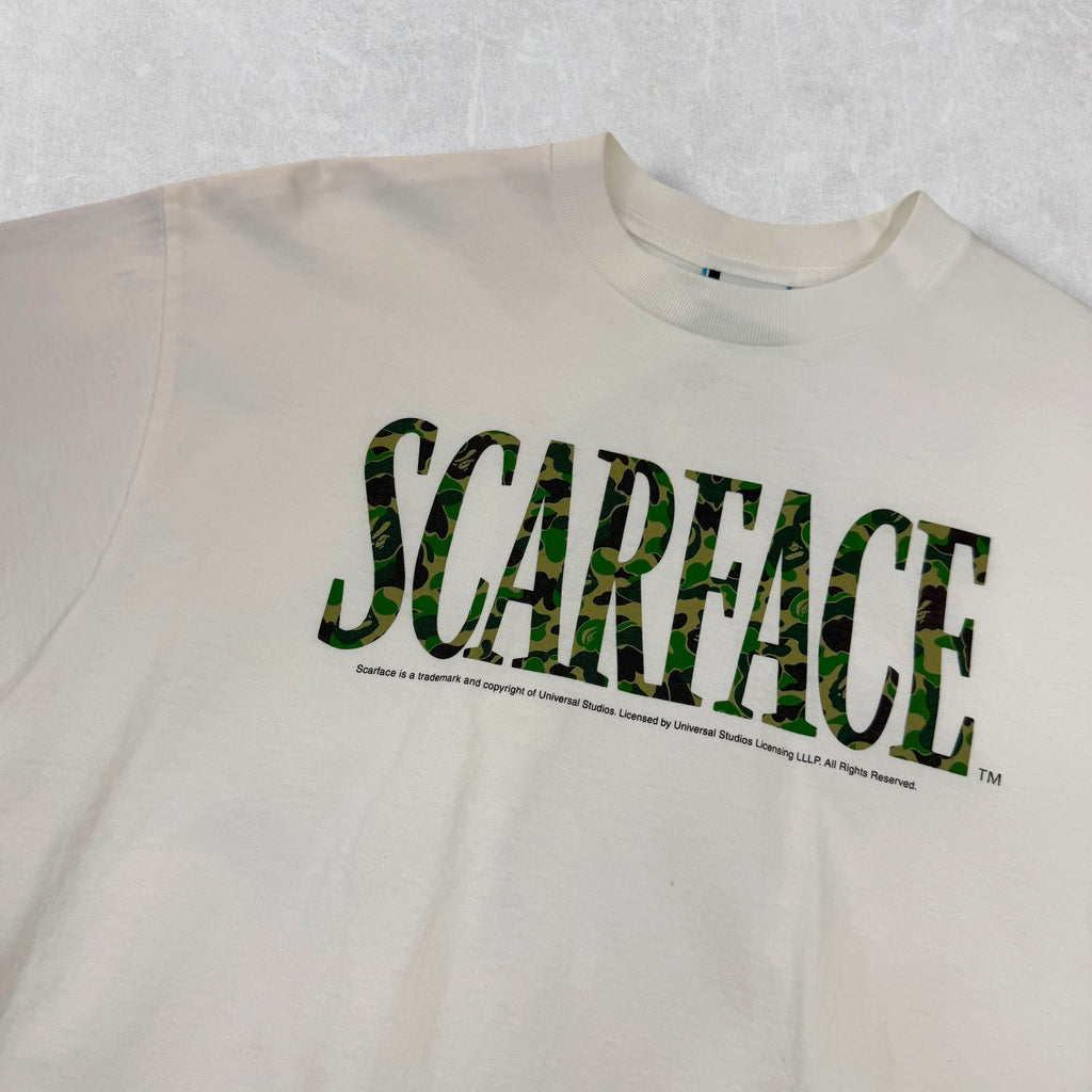 Bape Scarface Green Camo Tee L