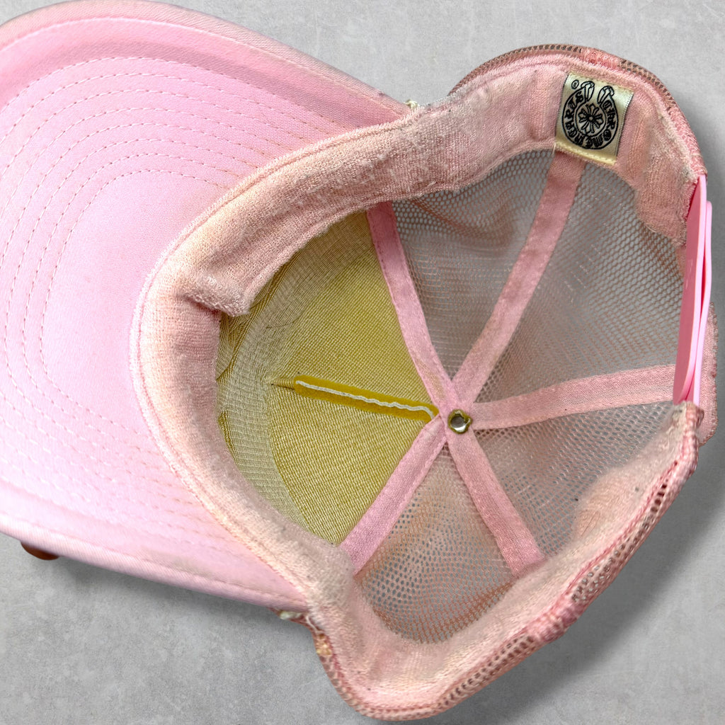Vintage Chrome Hearts Vegas Pink Trucker Hat