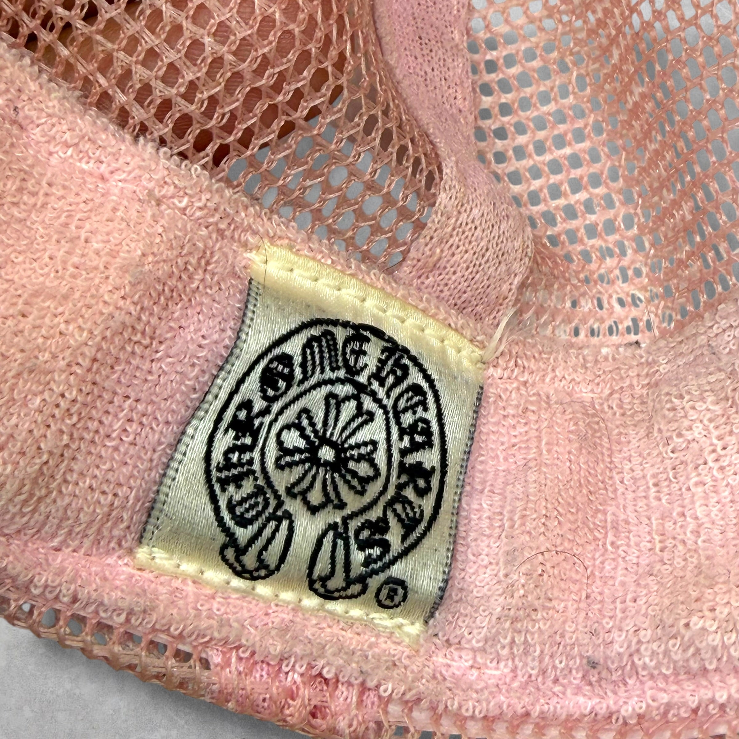 Vintage Chrome Hearts Vegas Pink Trucker Hat