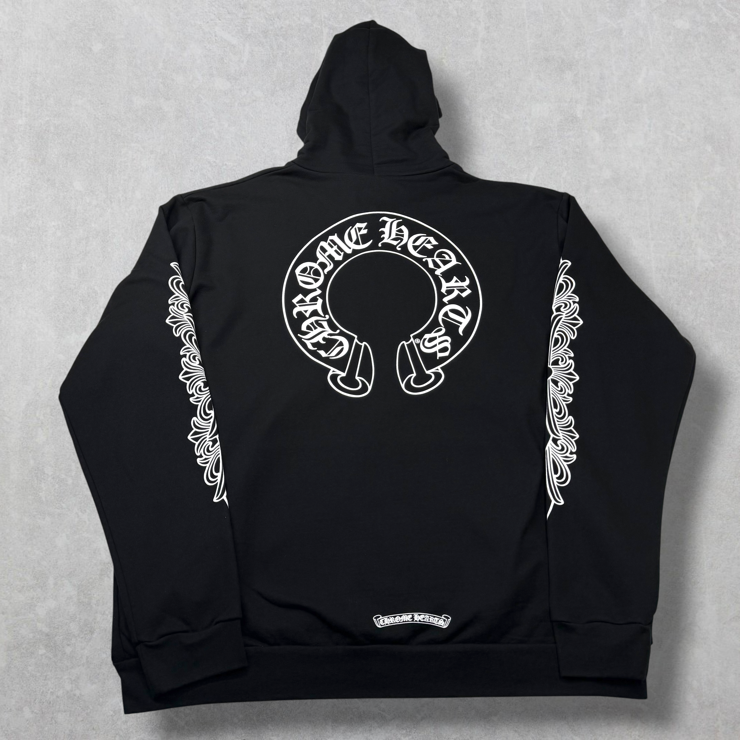Chrome Hearts Horseshoe Floral Zip Up XXL