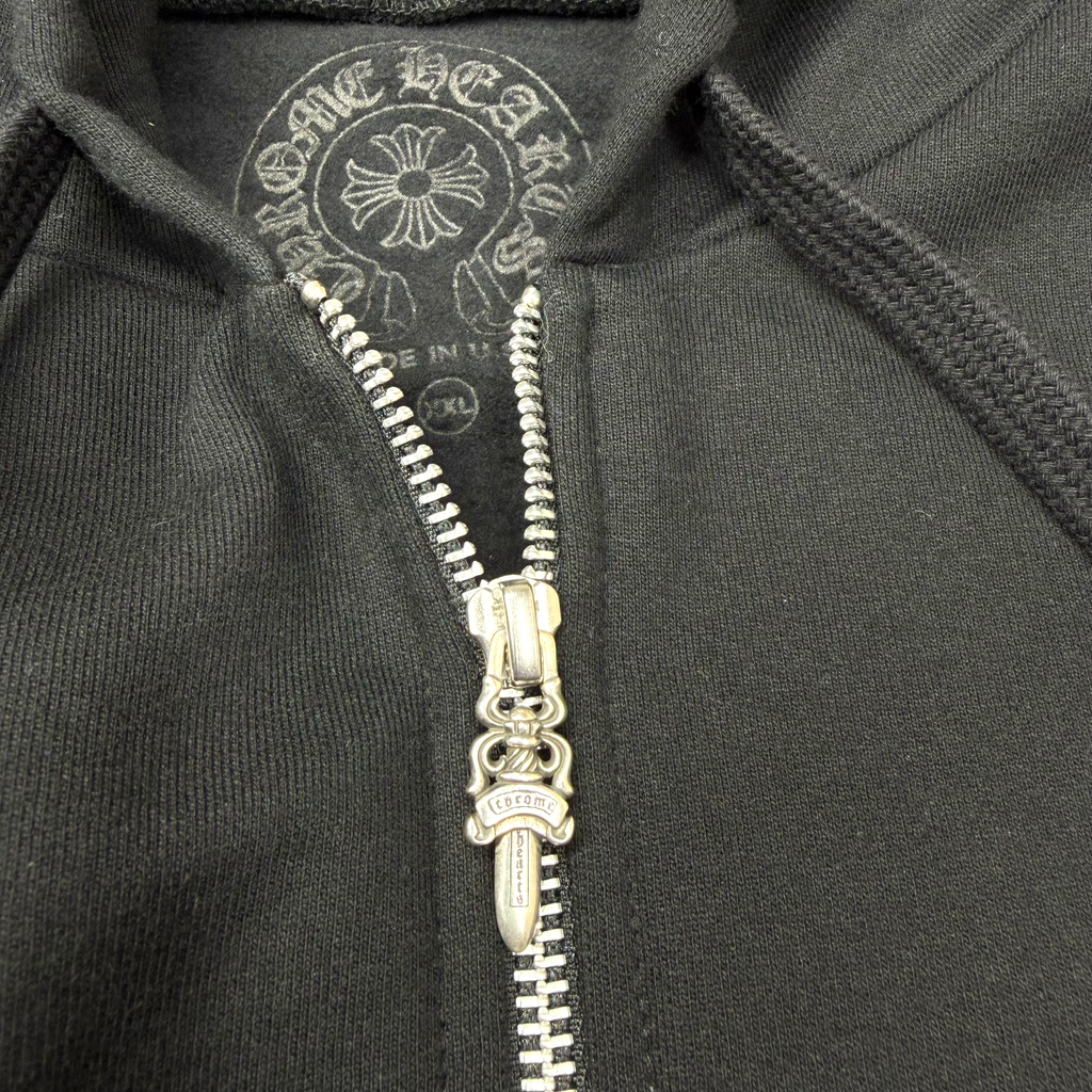 Chrome Hearts Horseshoe Floral Zip Up XXL