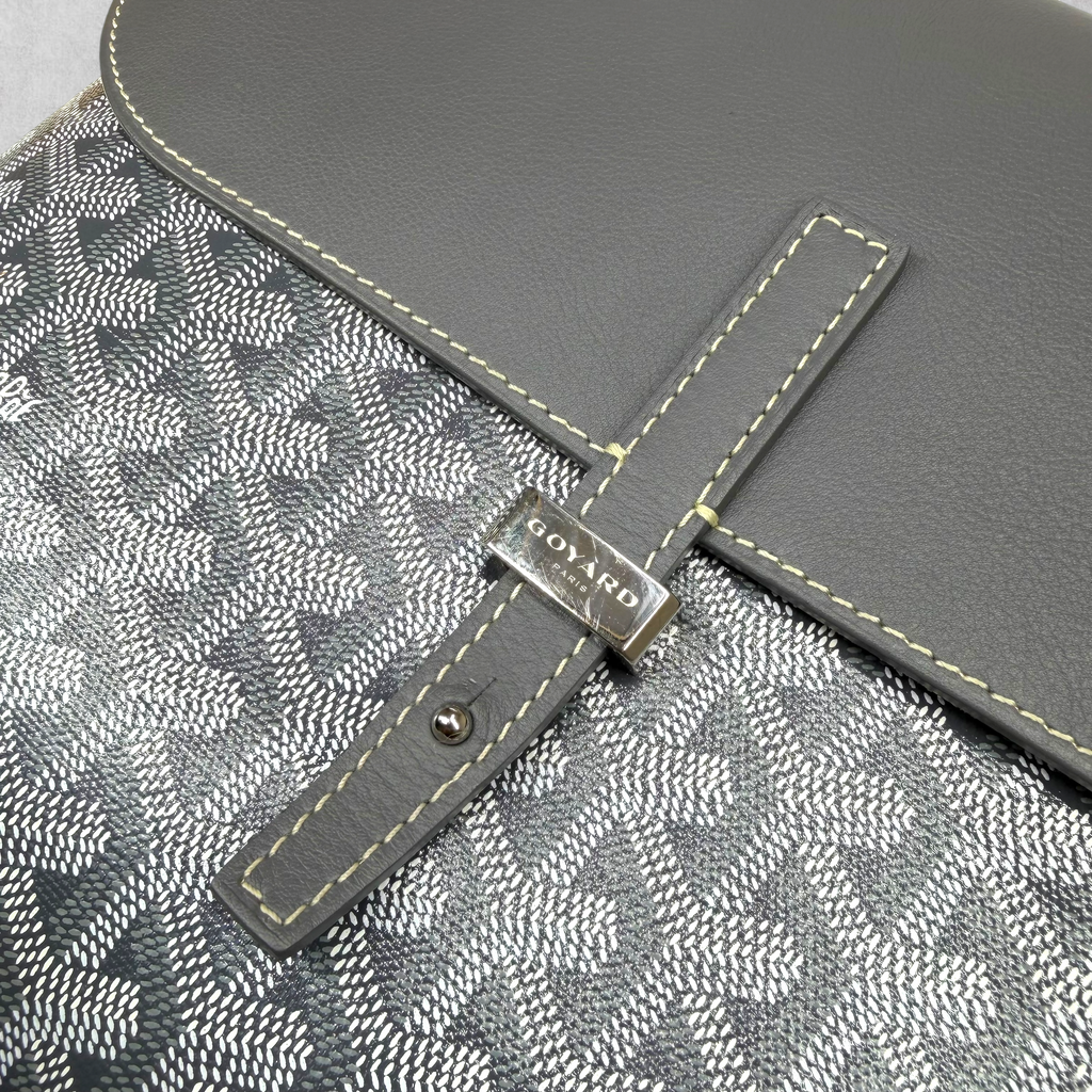 Goyard Coursier Messenger Bag Grey