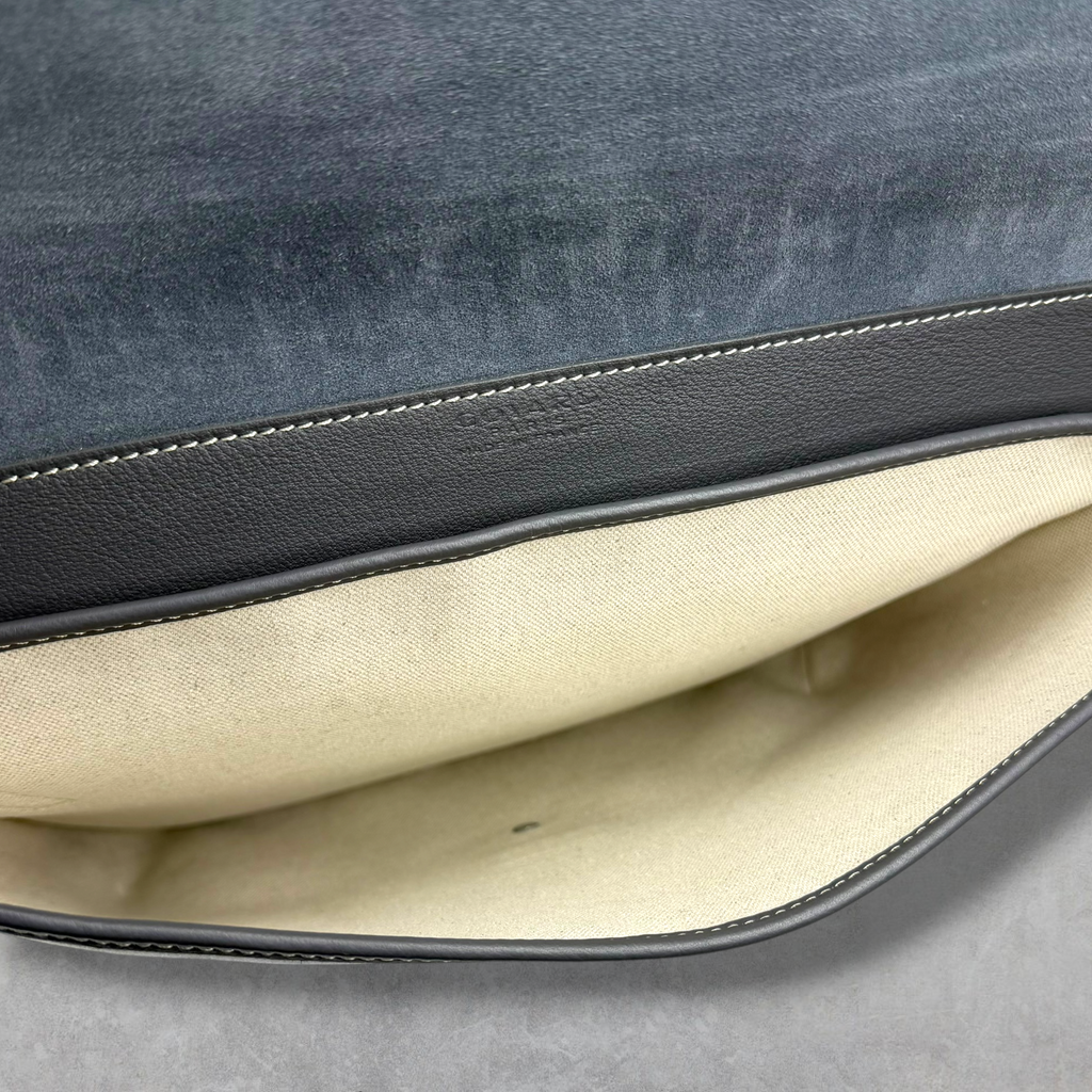 Goyard Coursier Messenger Bag Grey