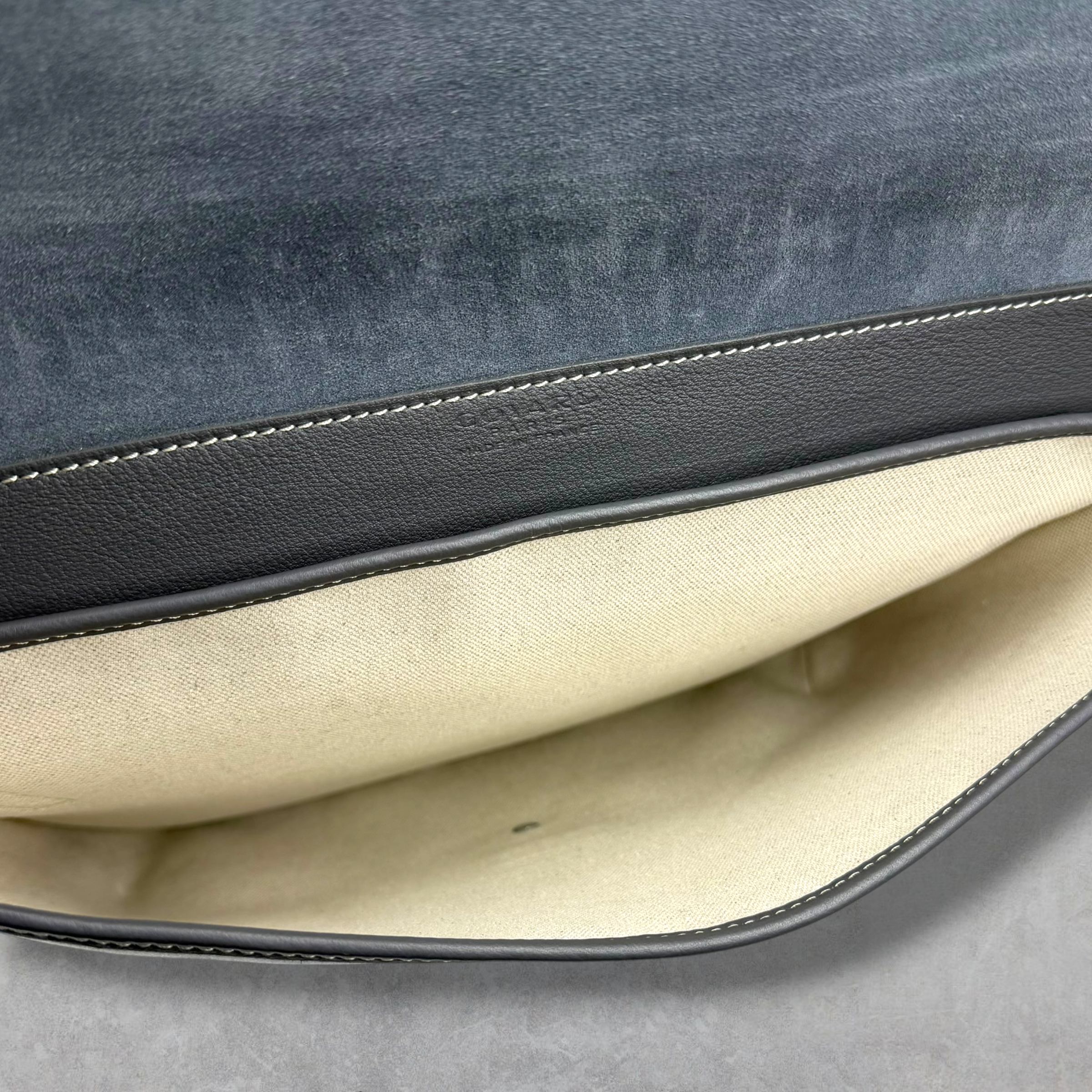 Goyard Coursier Messenger Bag Grey