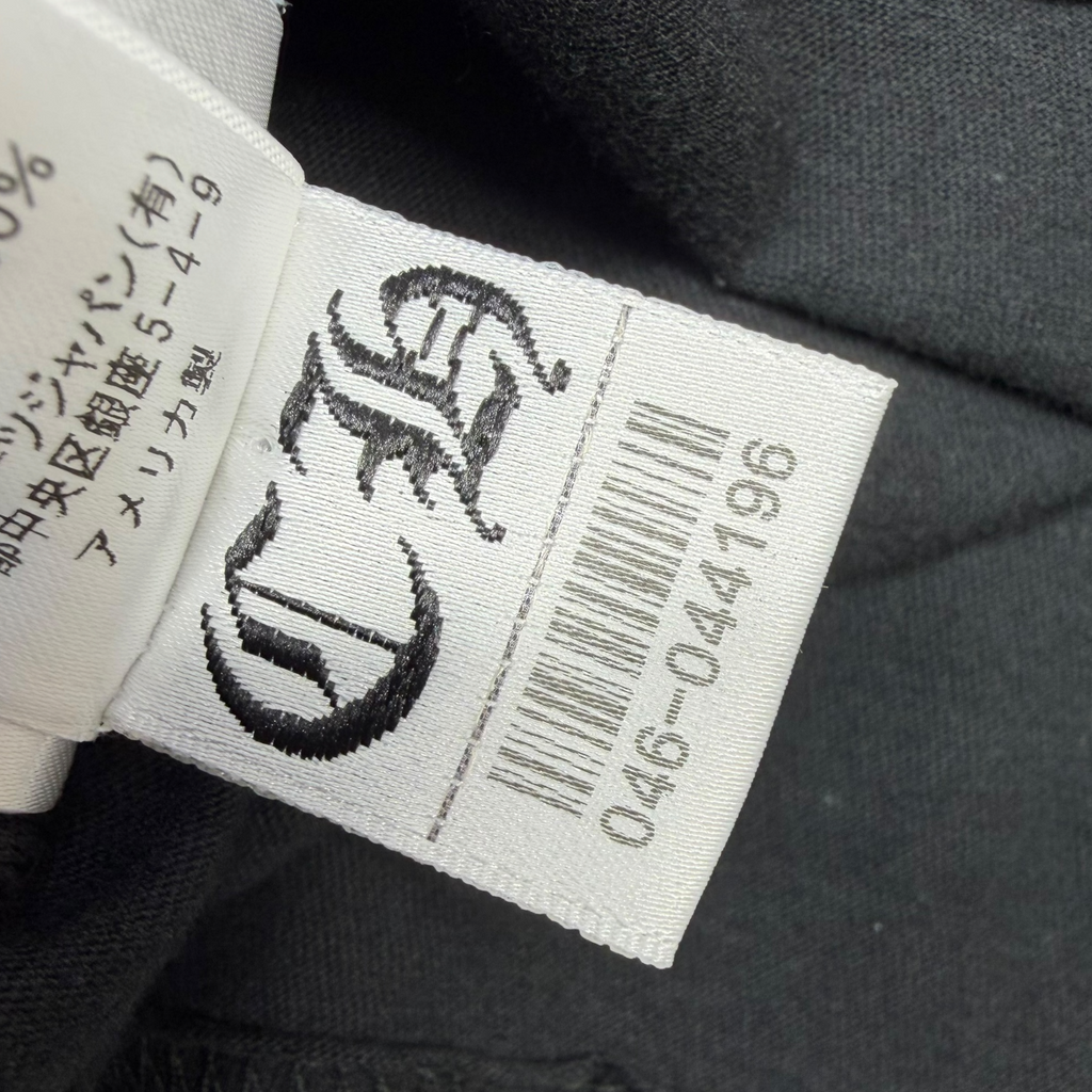Chrome Hearts White Neck Logo Black Tee S