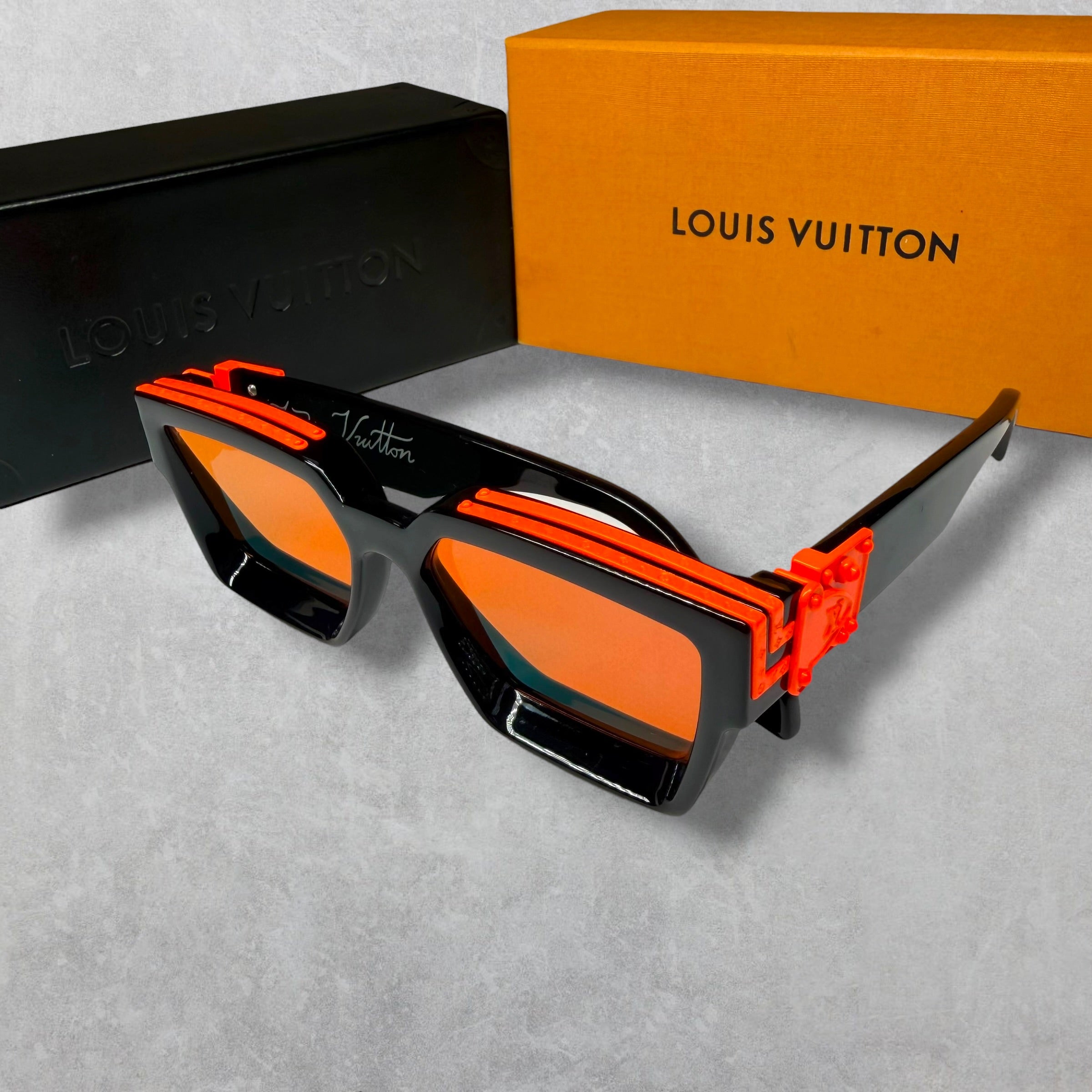 Louis Vuitton 1.1 Millionaires Black/Orange Sunglasses