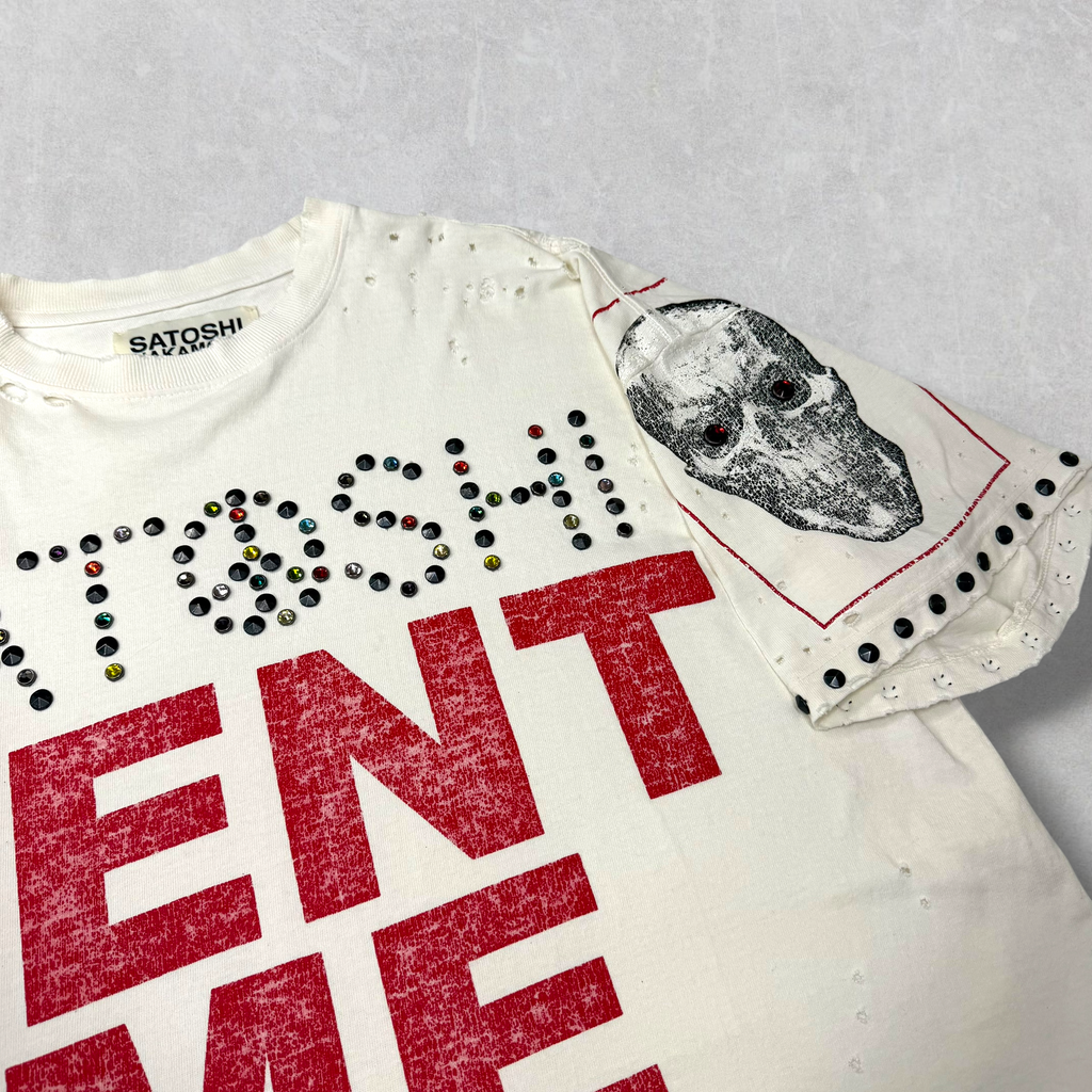 Satoshi Nakamoto Satoshi Sent Me White Tee S