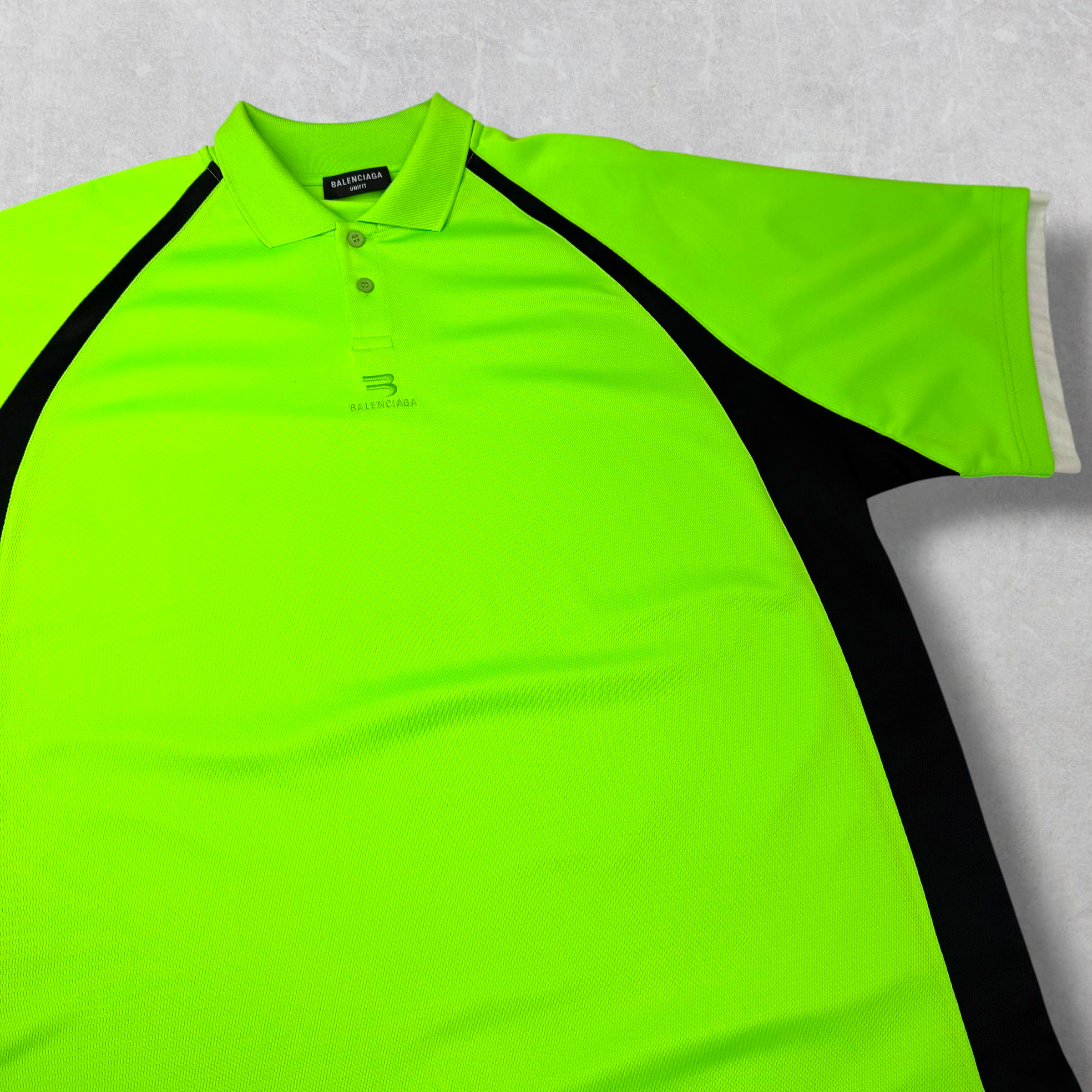 Balenciaga Embroidery Polo Shirt Green XXL