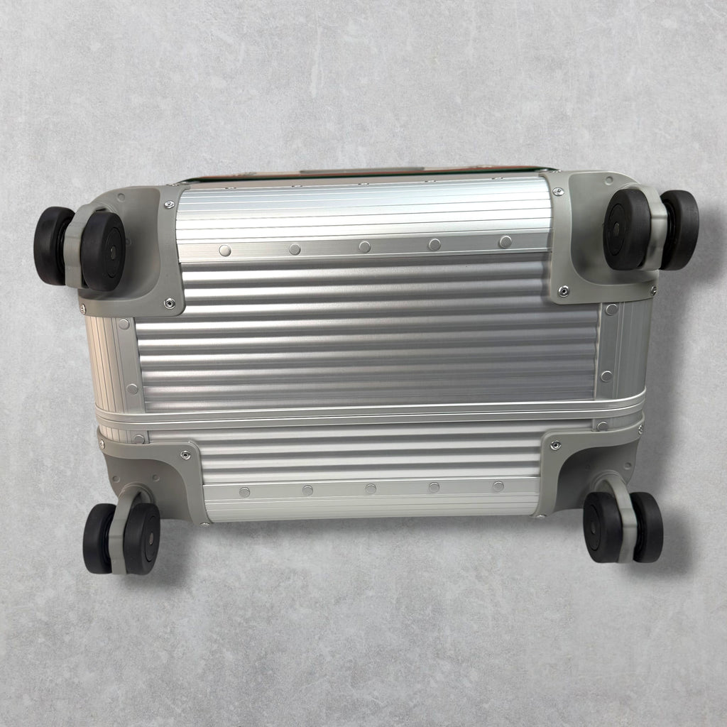 Gucci Aluminum Web Medium Cabin Plus Luggage