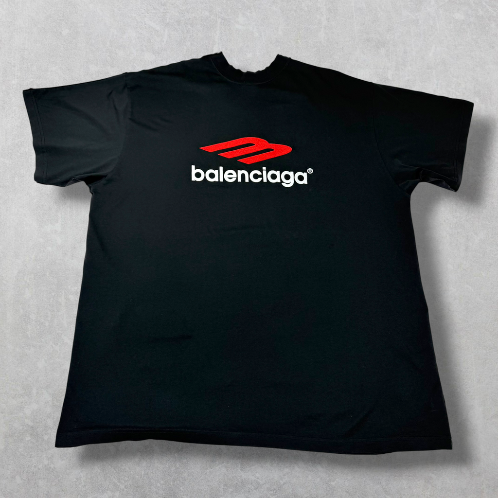 Balenciaga Tape Stitch 3B Embroidery Tee 3 (XXL)