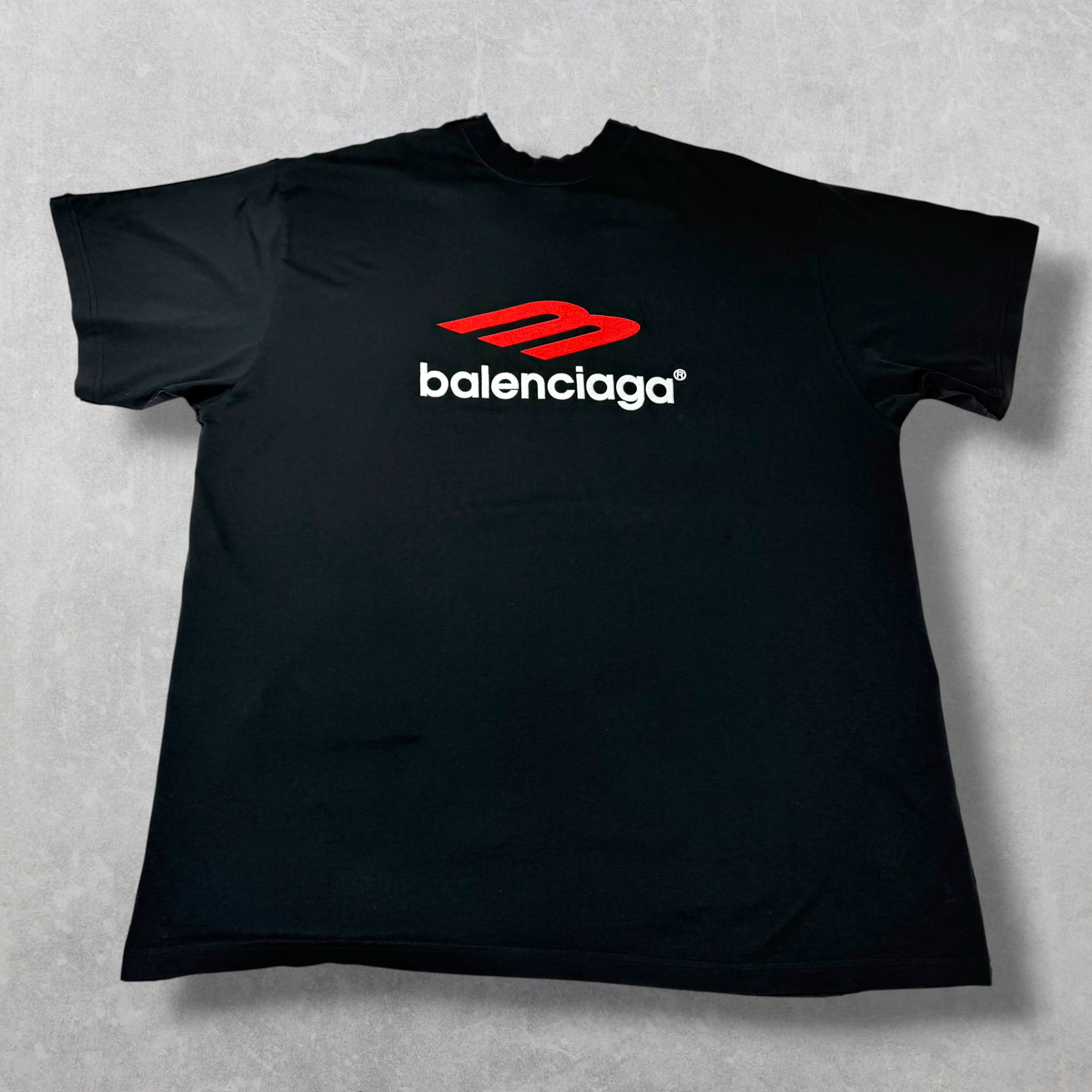 Balenciaga Tape Stitch 3B Embroidery Tee 3 (XXL)