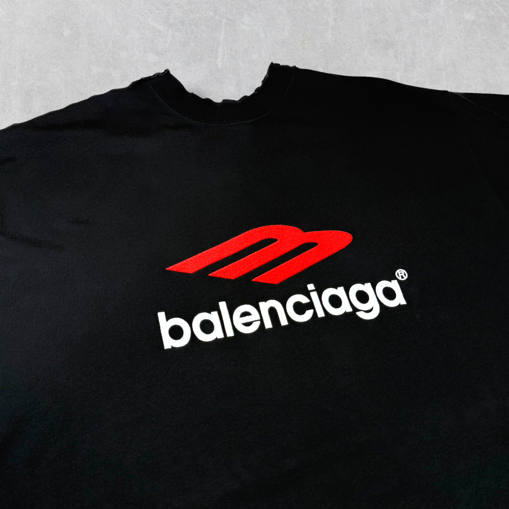 Balenciaga Tape Stitch 3B Embroidery Tee 3 (XXL)