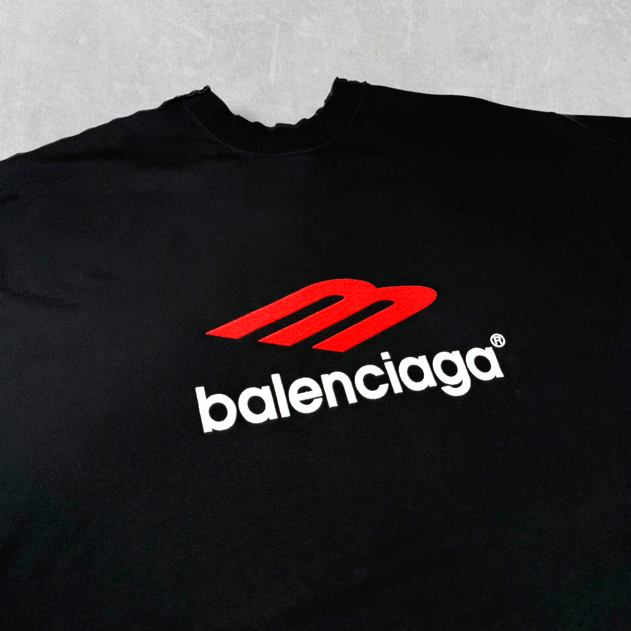 Balenciaga Tape Stitch 3B Embroidery Tee 3 (XXL)