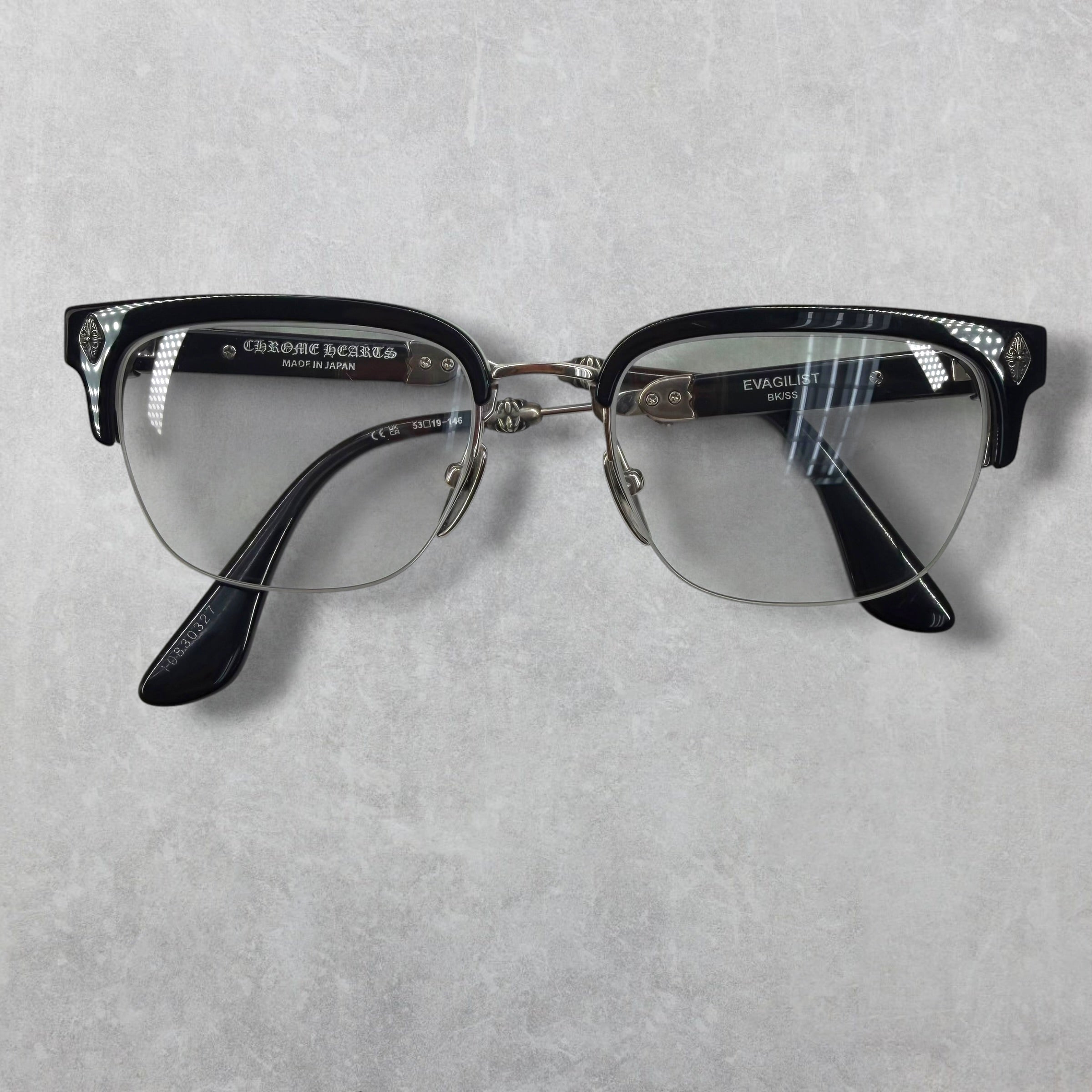Chrome Hearts Evagilist Black Glasses