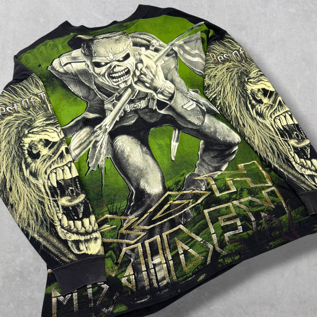 Vintage 90s Peyote Iron Maiden Long Sleeve Tee XL