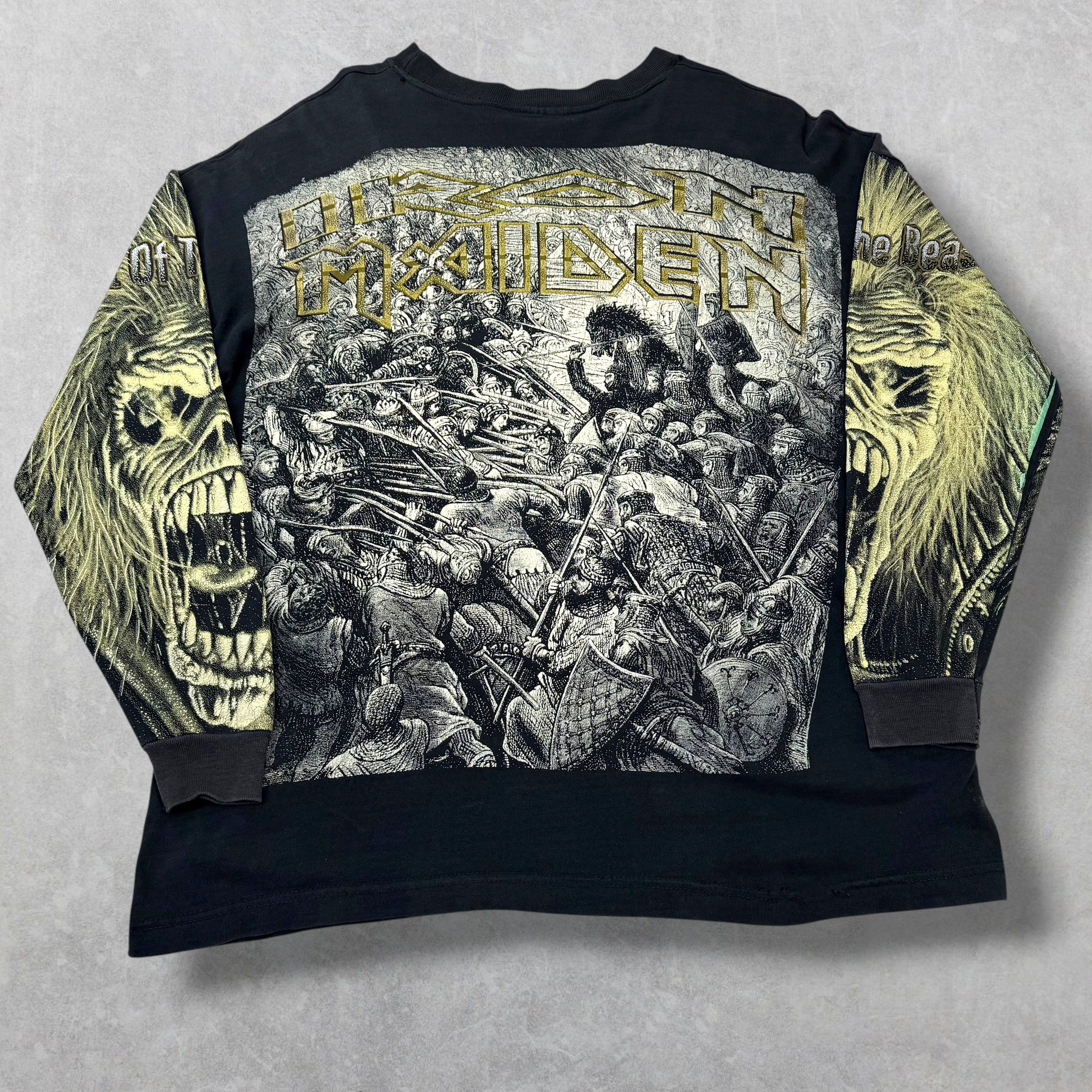 Vintage 90s Peyote Iron Maiden Long Sleeve Tee XL
