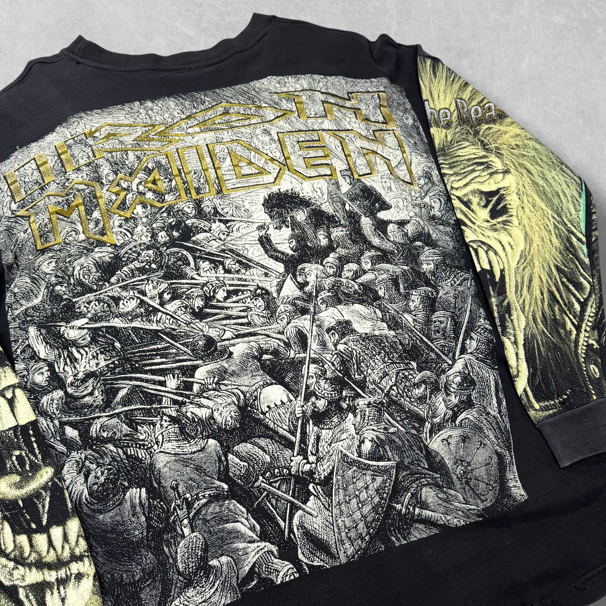 Vintage 90s Peyote Iron Maiden Long Sleeve Tee XL