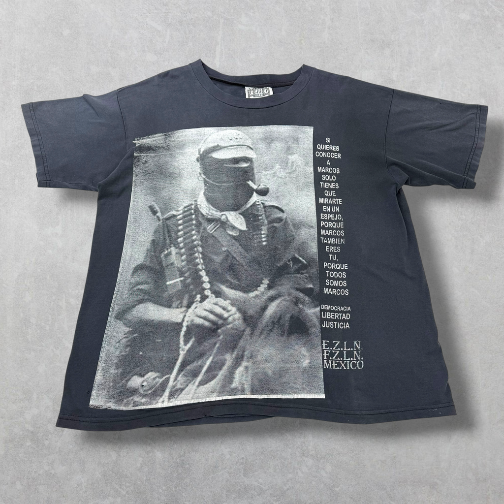 Vintage 90s EZLN Mexico Tee XL