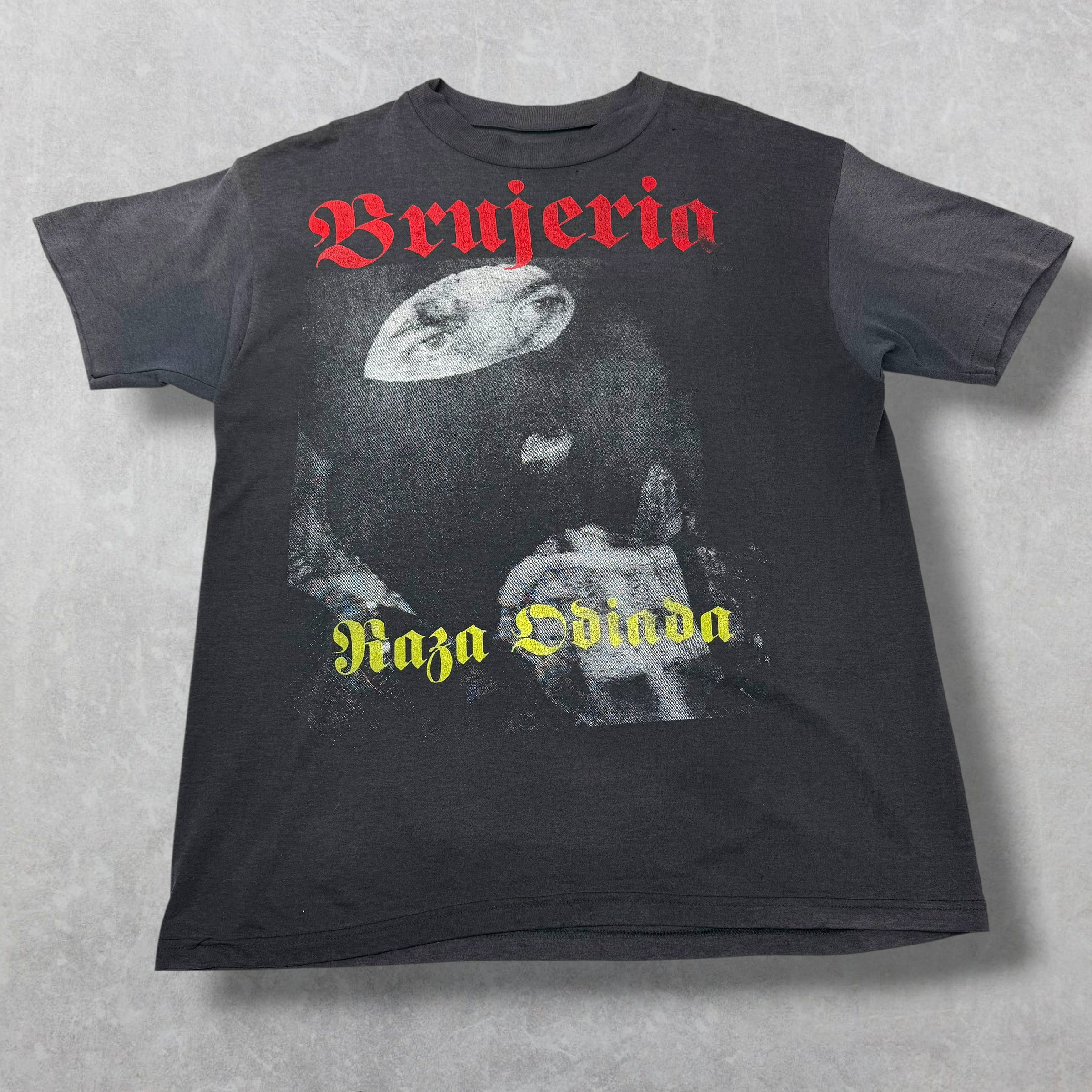 Vintage 90s Brujeria "Raza Odiada" Mexican Bootleg Tee XL