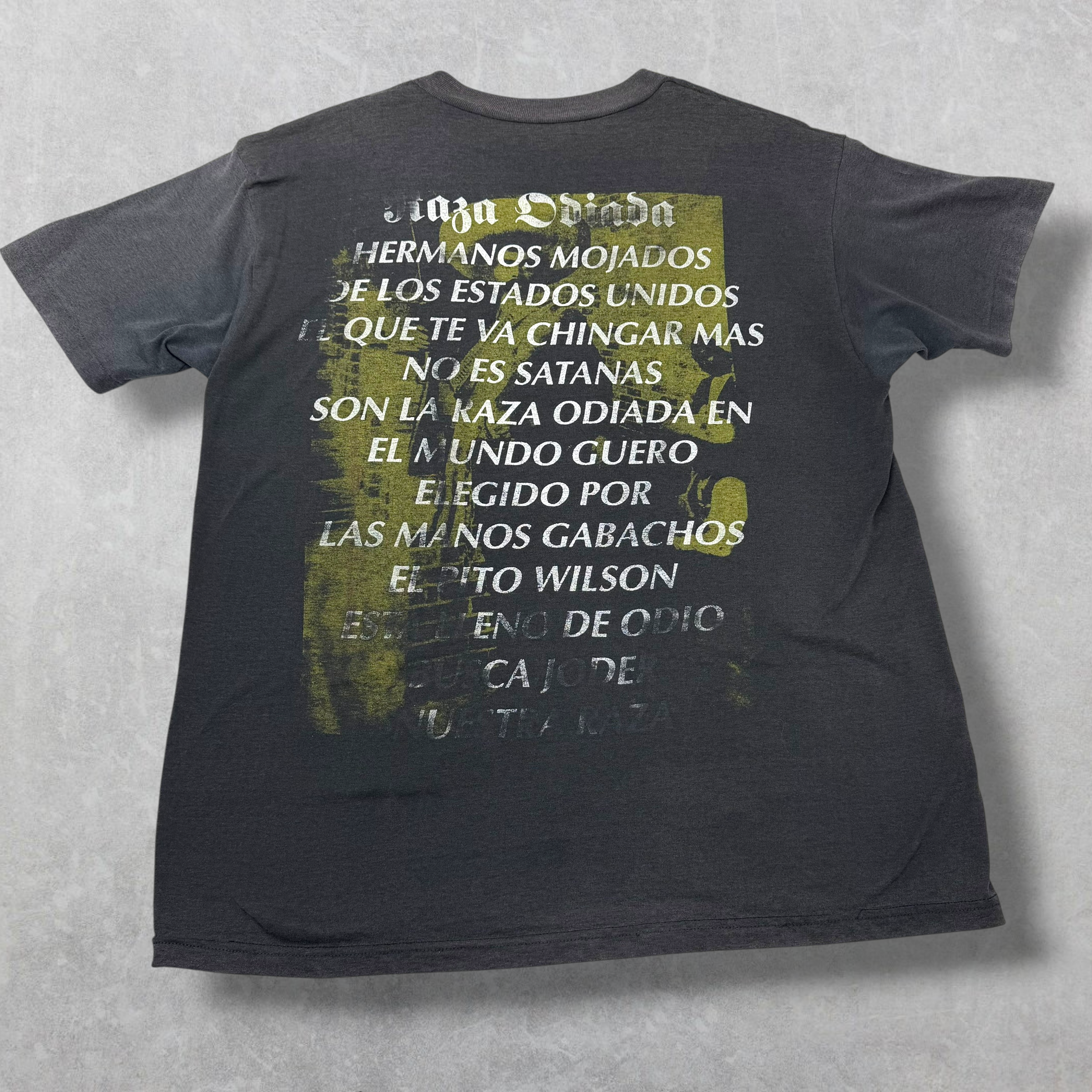 Vintage 90s Brujeria "Raza Odiada" Mexican Bootleg Tee XL