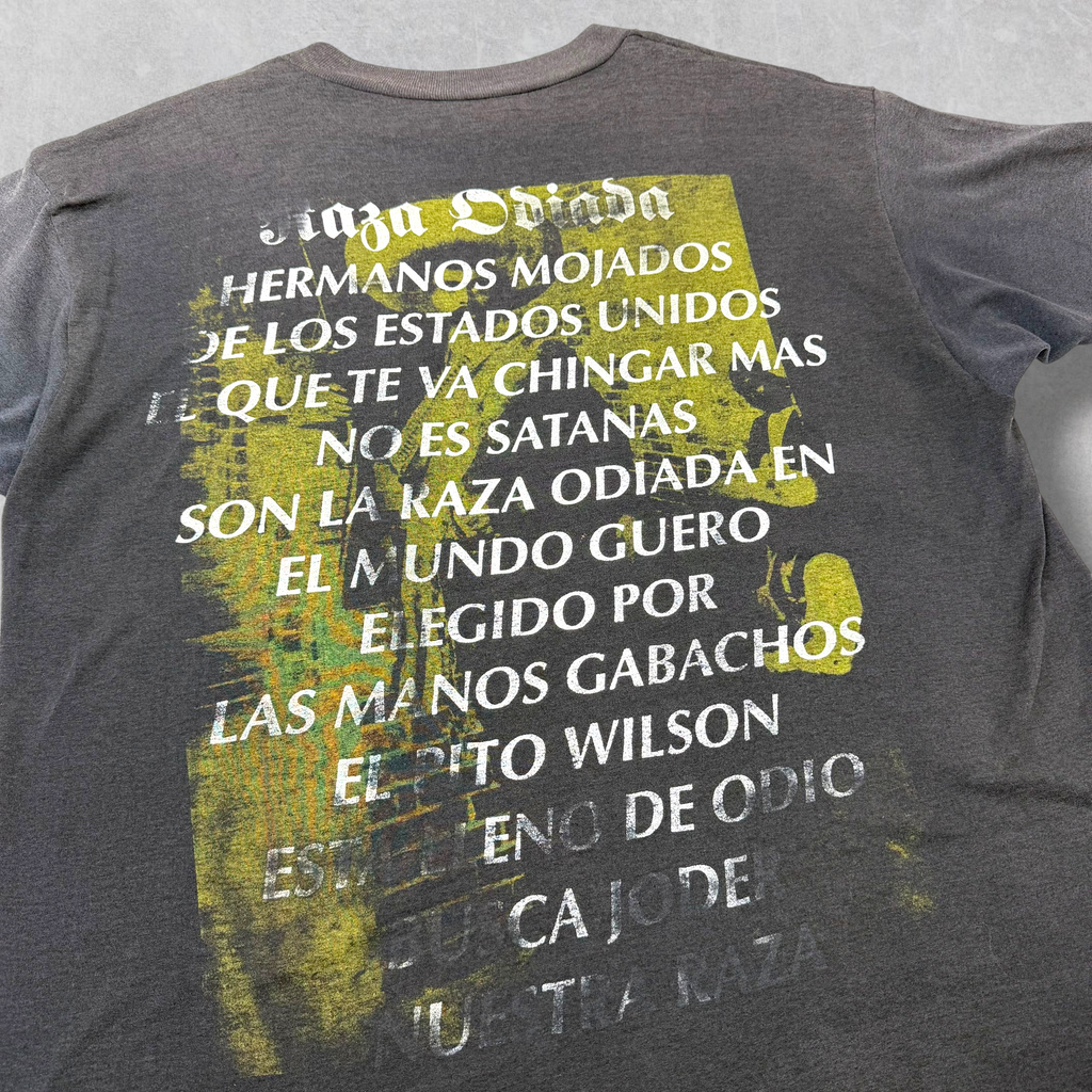 Vintage 90s Brujeria "Raza Odiada" Mexican Bootleg Tee XL