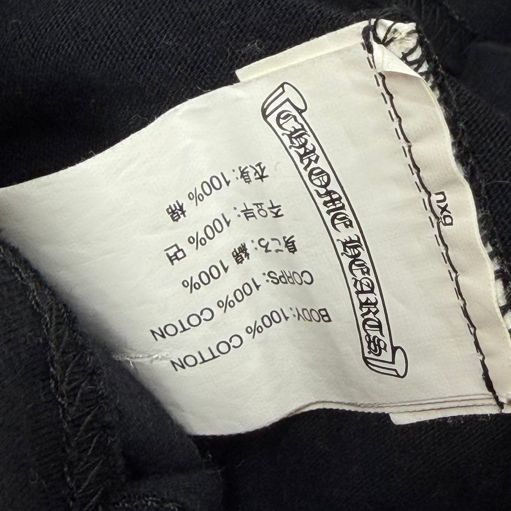 Chrome Hearts Cross Flames Black L/S S